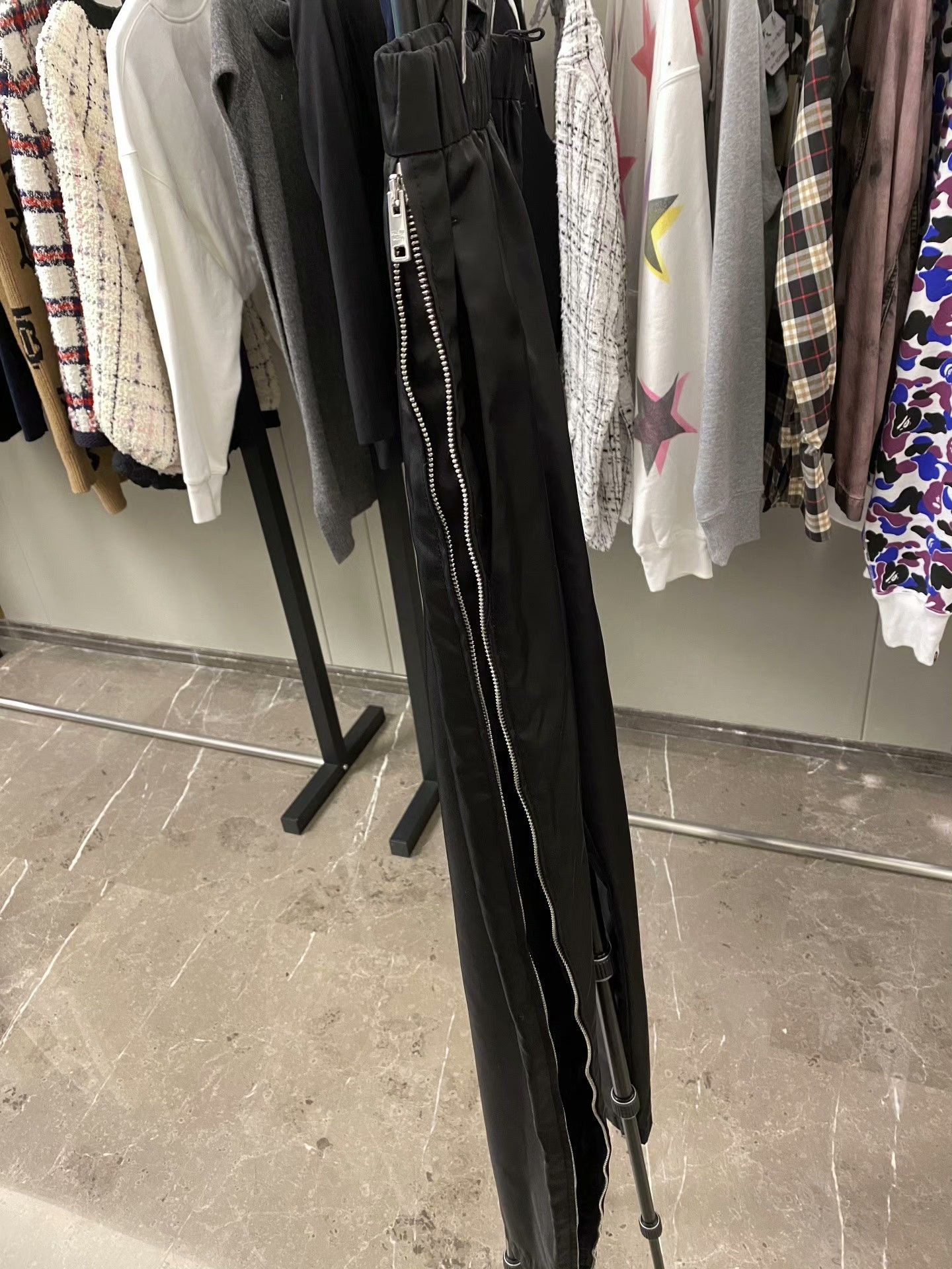 Prada Prada Nylon Black Casual Pants 41 Men Size US 41 - 5 Thumbnail