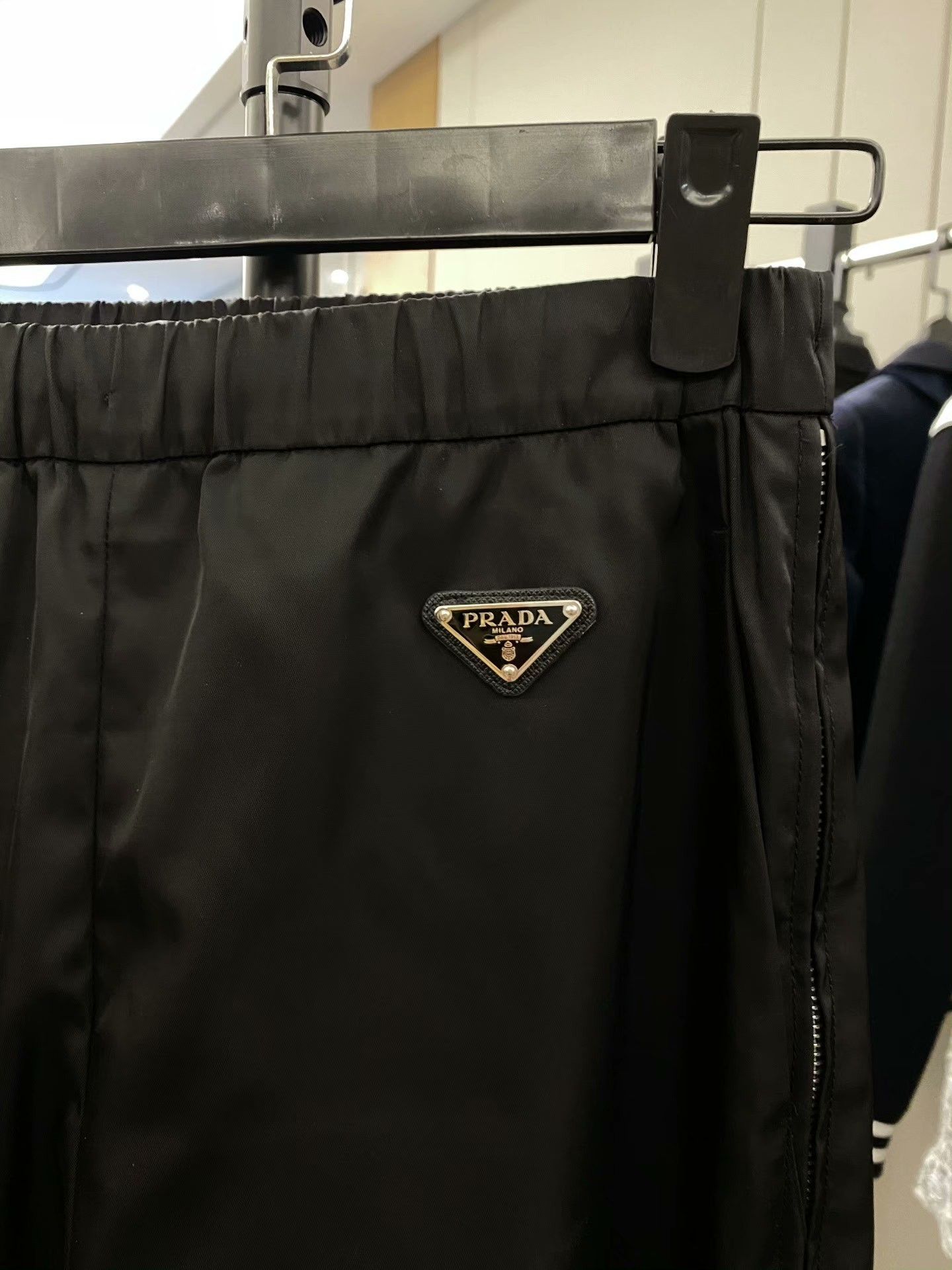 Prada Prada Nylon Black Casual Pants 41 Men Size US 41 - 3 Thumbnail