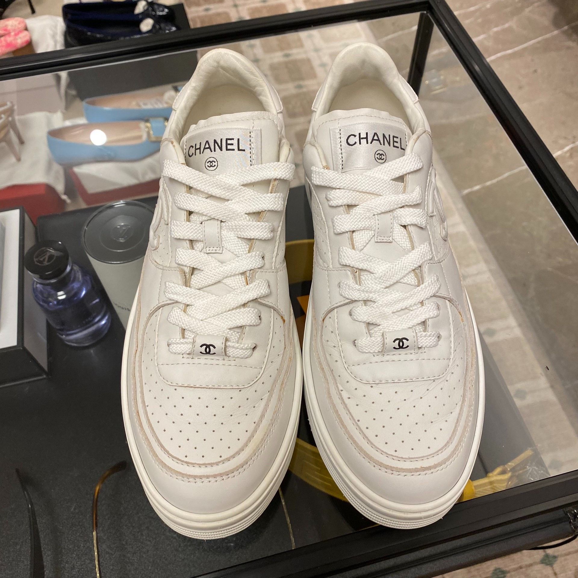 Chanel Chanel Retro Lowtop Sneakers 7.5 Men Size US 7.5 / EU 40-41 - 2 Thumbnail