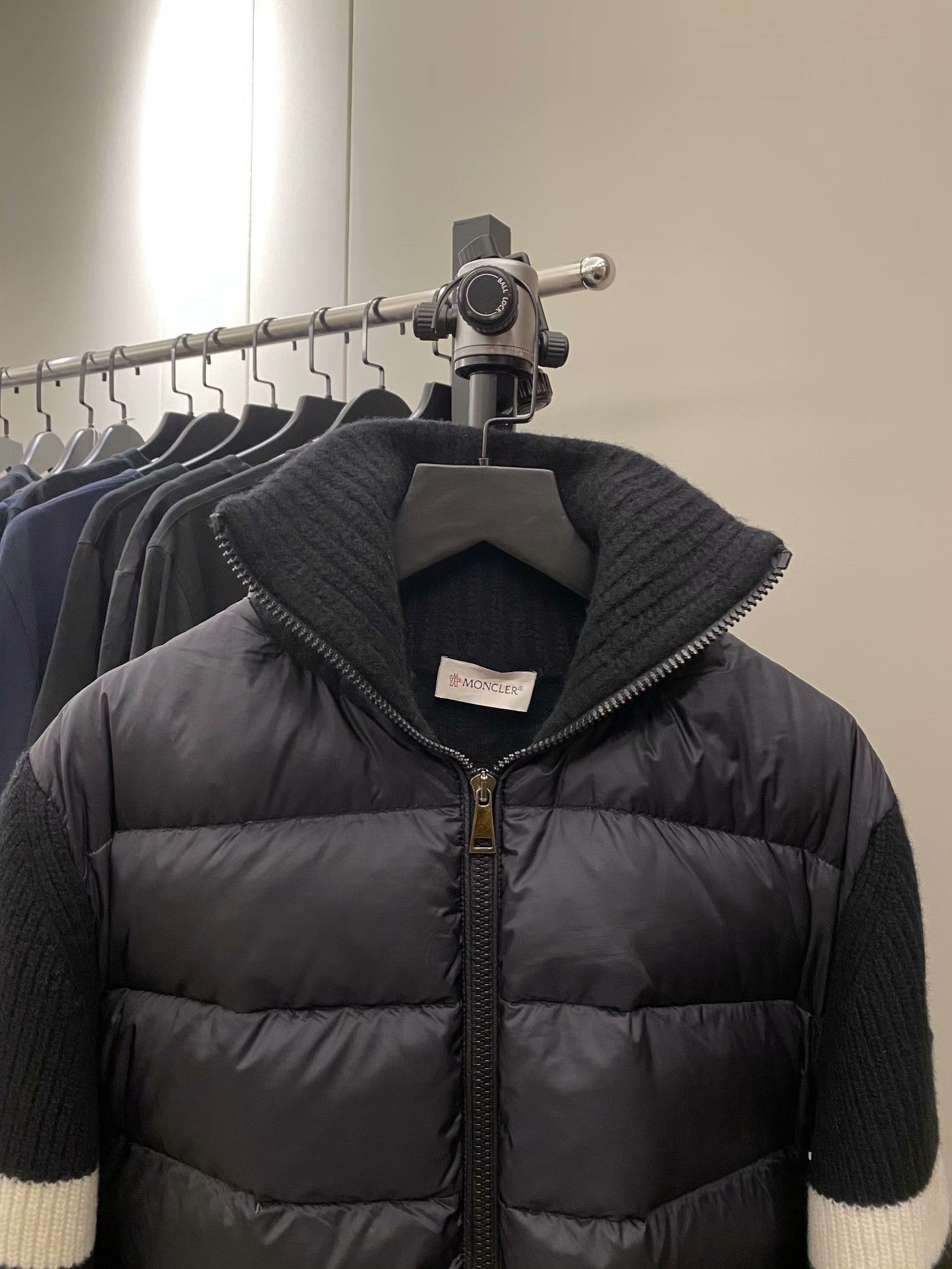 Moncler Moncler Knit Down Black Heavy Coat l Men Size US L / EU 52-54 / 3 - 3 Thumbnail