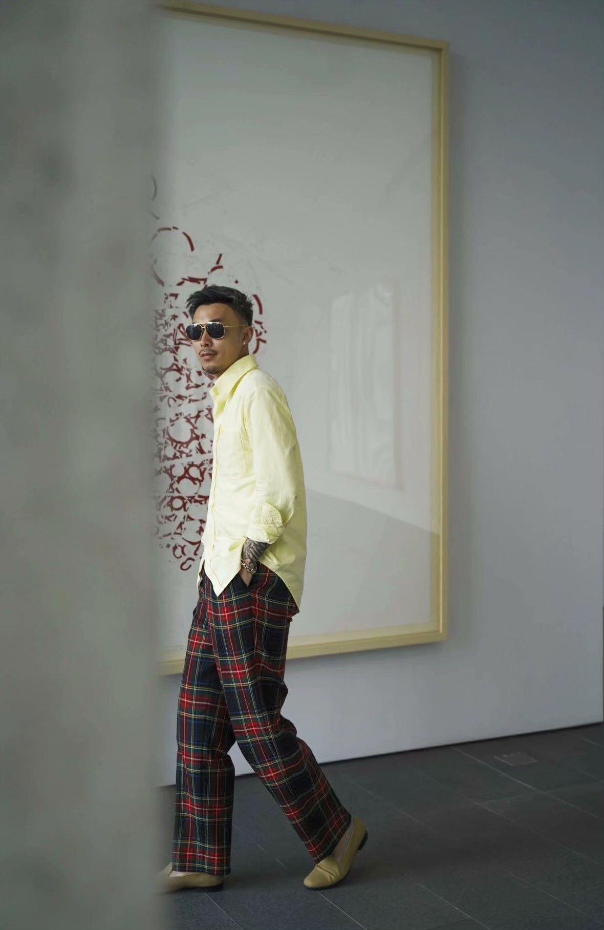 Gucci Gucci Wool Plaid Red Casual Pants 34 Men Size US 34 / EU 50 - 7 Thumbnail