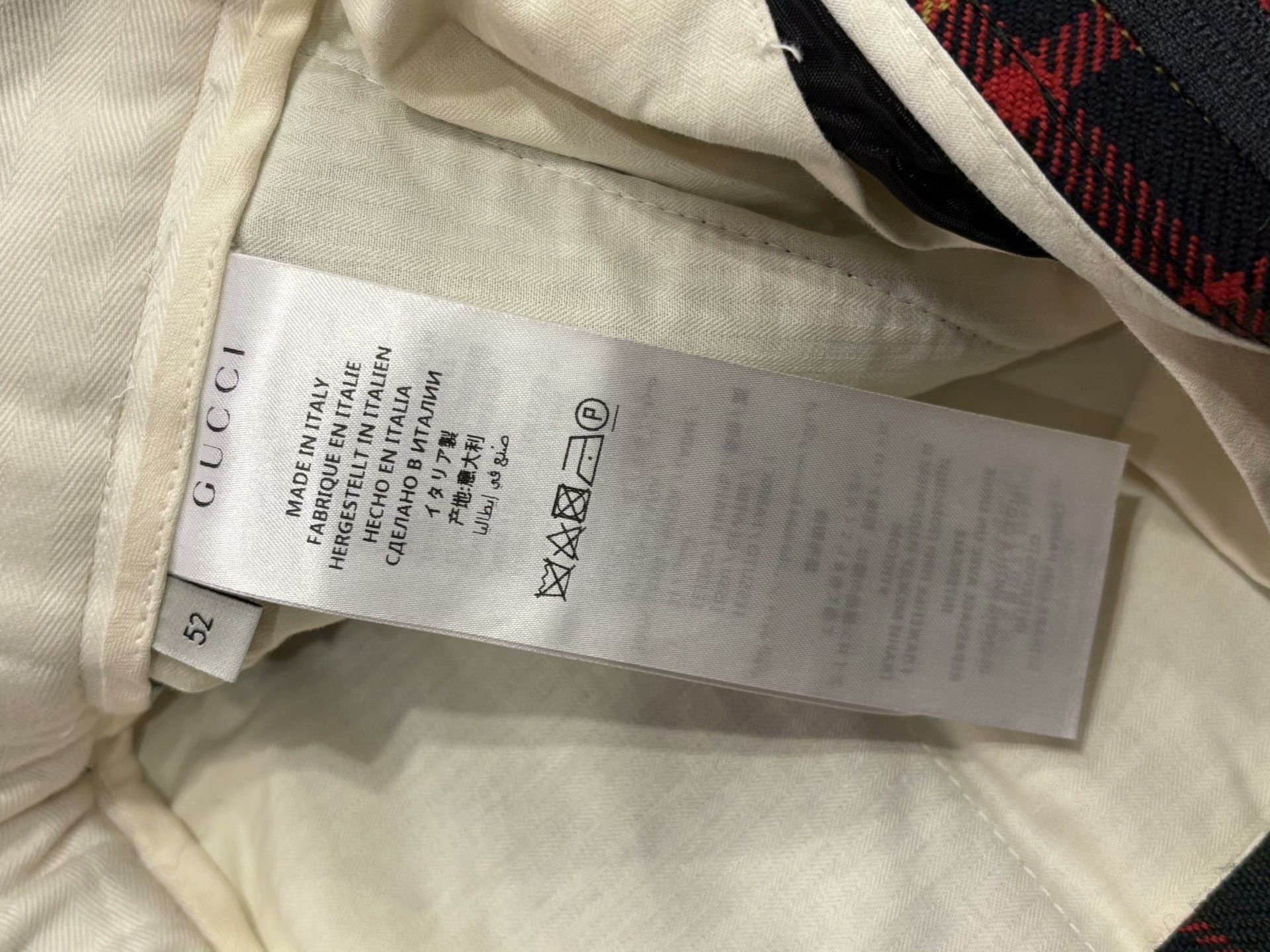 Gucci Gucci Wool Plaid Red Casual Pants 34 Men Size US 34 / EU 50 - 5 Thumbnail