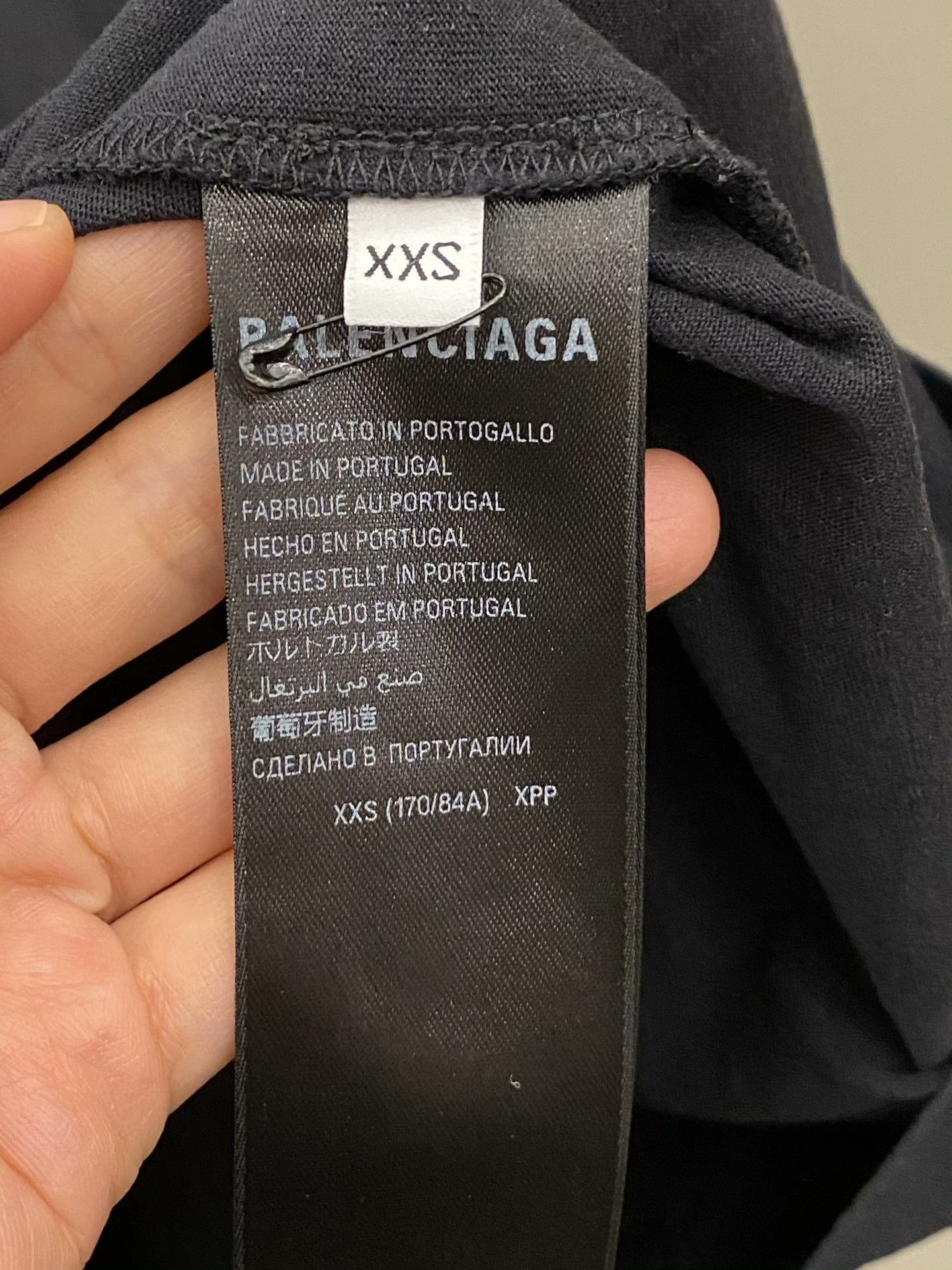 Balenciaga Balenciaga Rare Black T-Shirt m Men Size US M / EU 48-50 / 2 - 5 Thumbnail