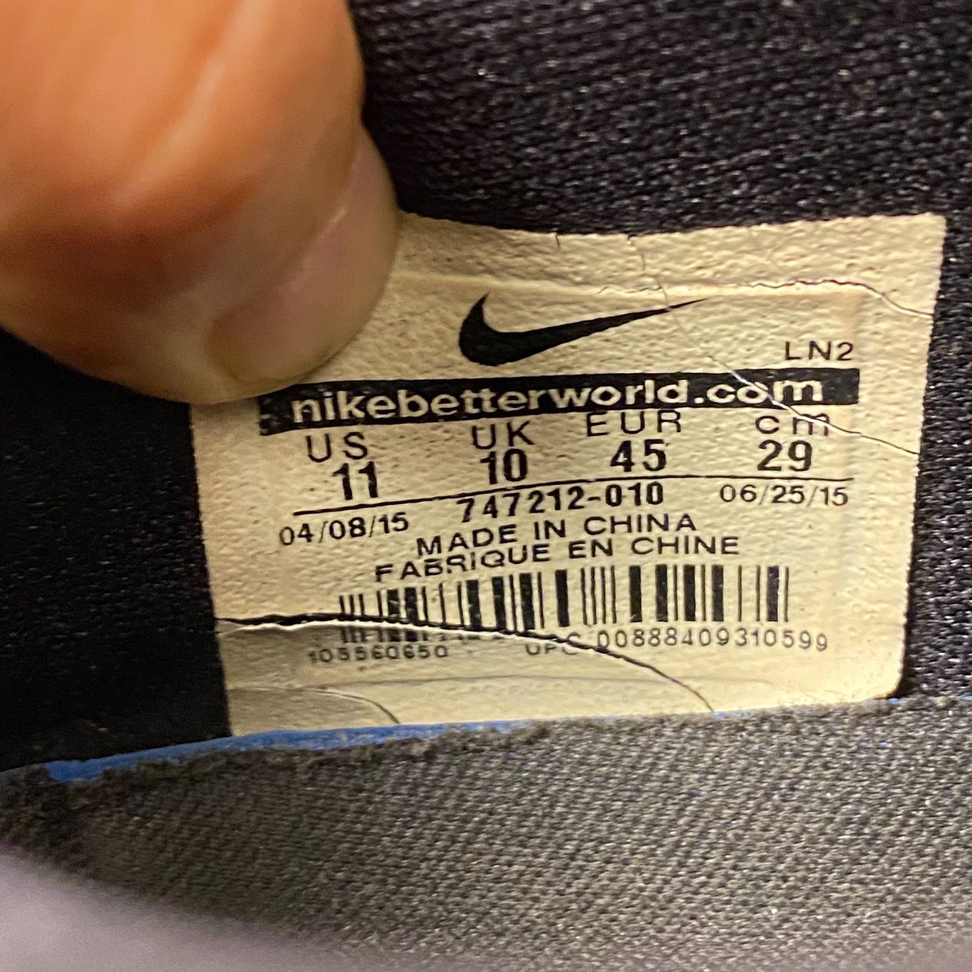 Nike Nike Pink Lowtop Sneakers 11.5 Men Size US 11.5 / EU 44-45 - 8 Thumbnail