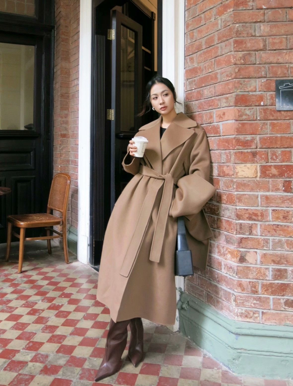 Max Mara Max Mara Brown Coat XS Women Size XS / US 0-2 / IT 36-38 - 6 Thumbnail