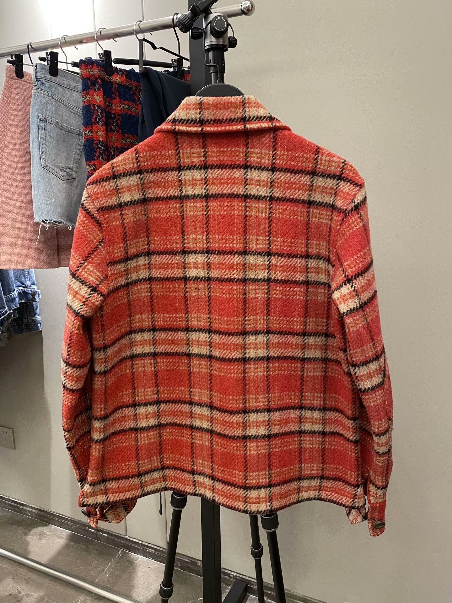 Moncler Moncler Embroidered Plaid Jacket M Women Size M / US 6-8 / IT 42-44 - 2 Thumbnail