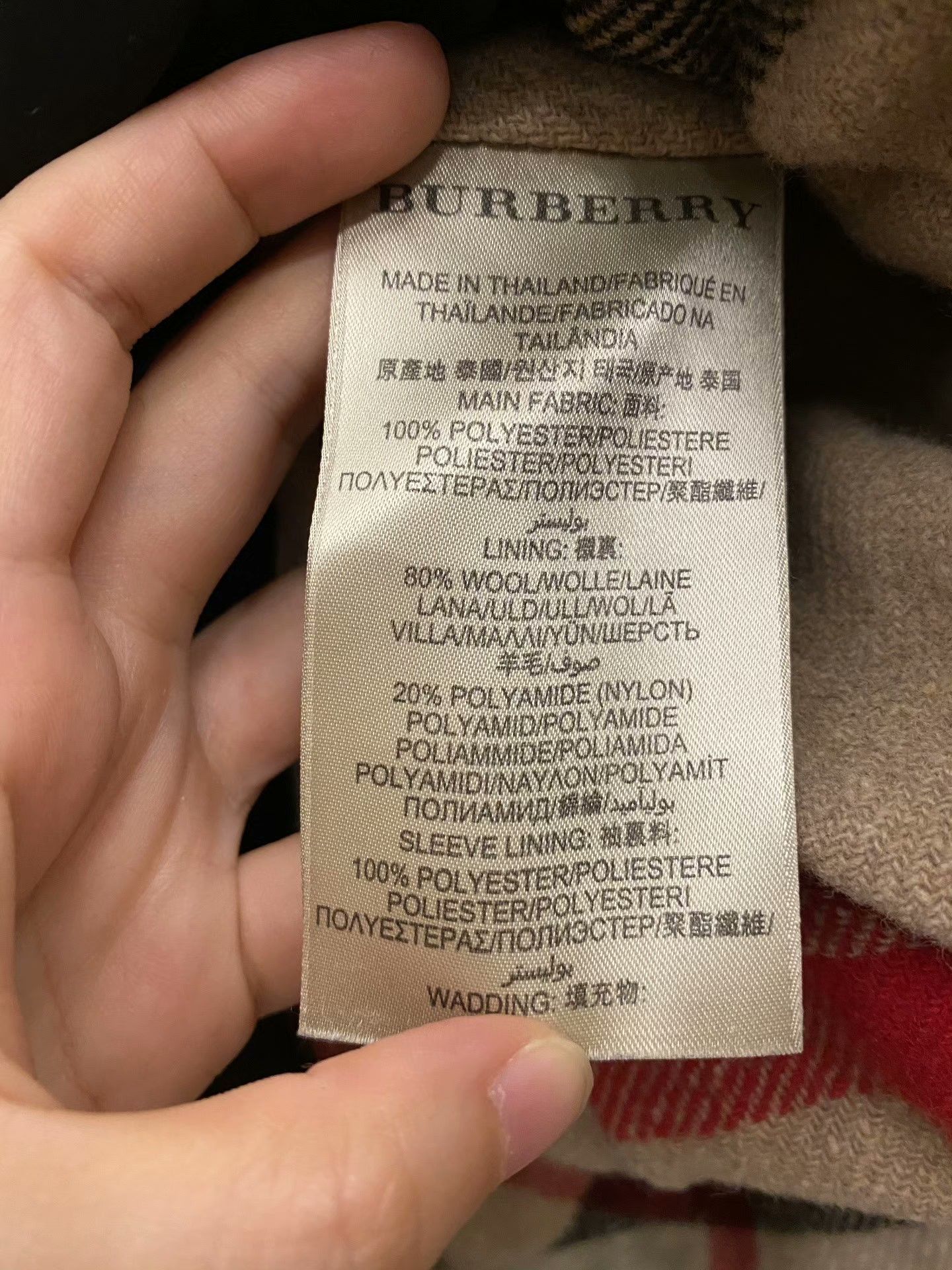 Burberry Burberry Nylon Black Coat S Women Size S / US 4 / IT 40 - 8 Thumbnail