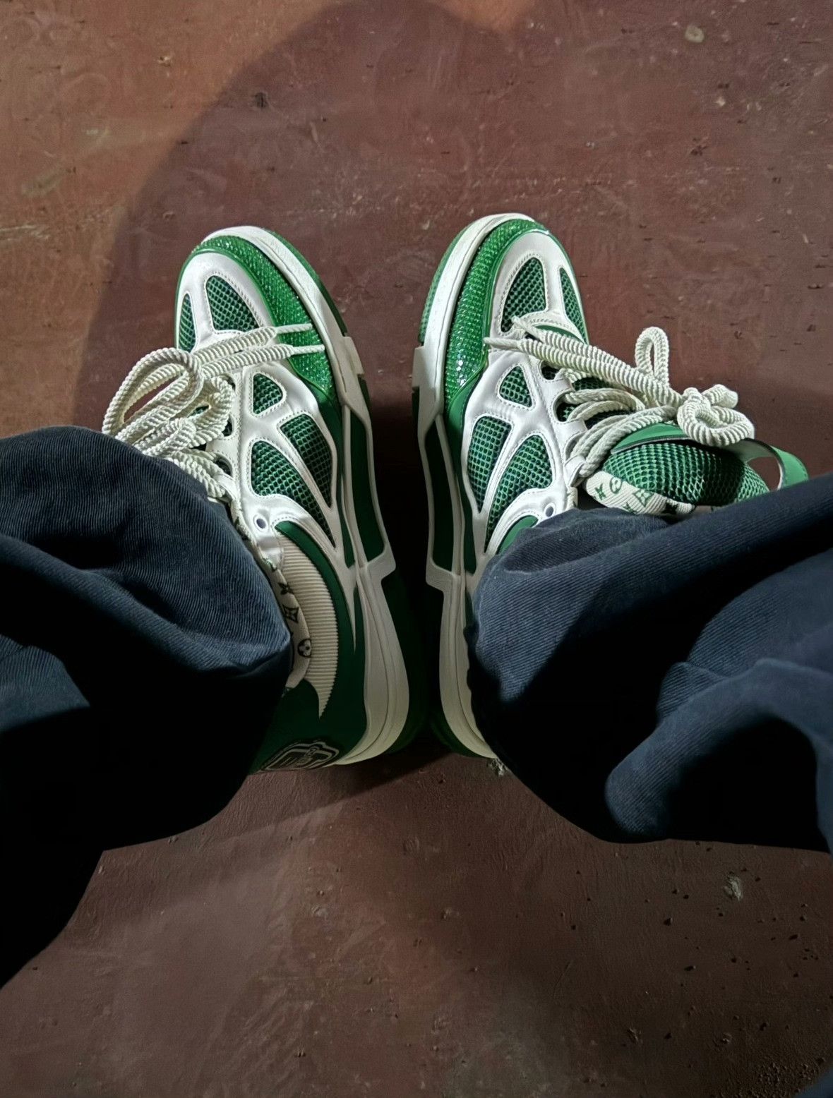 Louis Vuitton Louis Vuitton Skate Green Lowtop Sneakers 5 Men Size US 5 / EU 37 - 7 Thumbnail