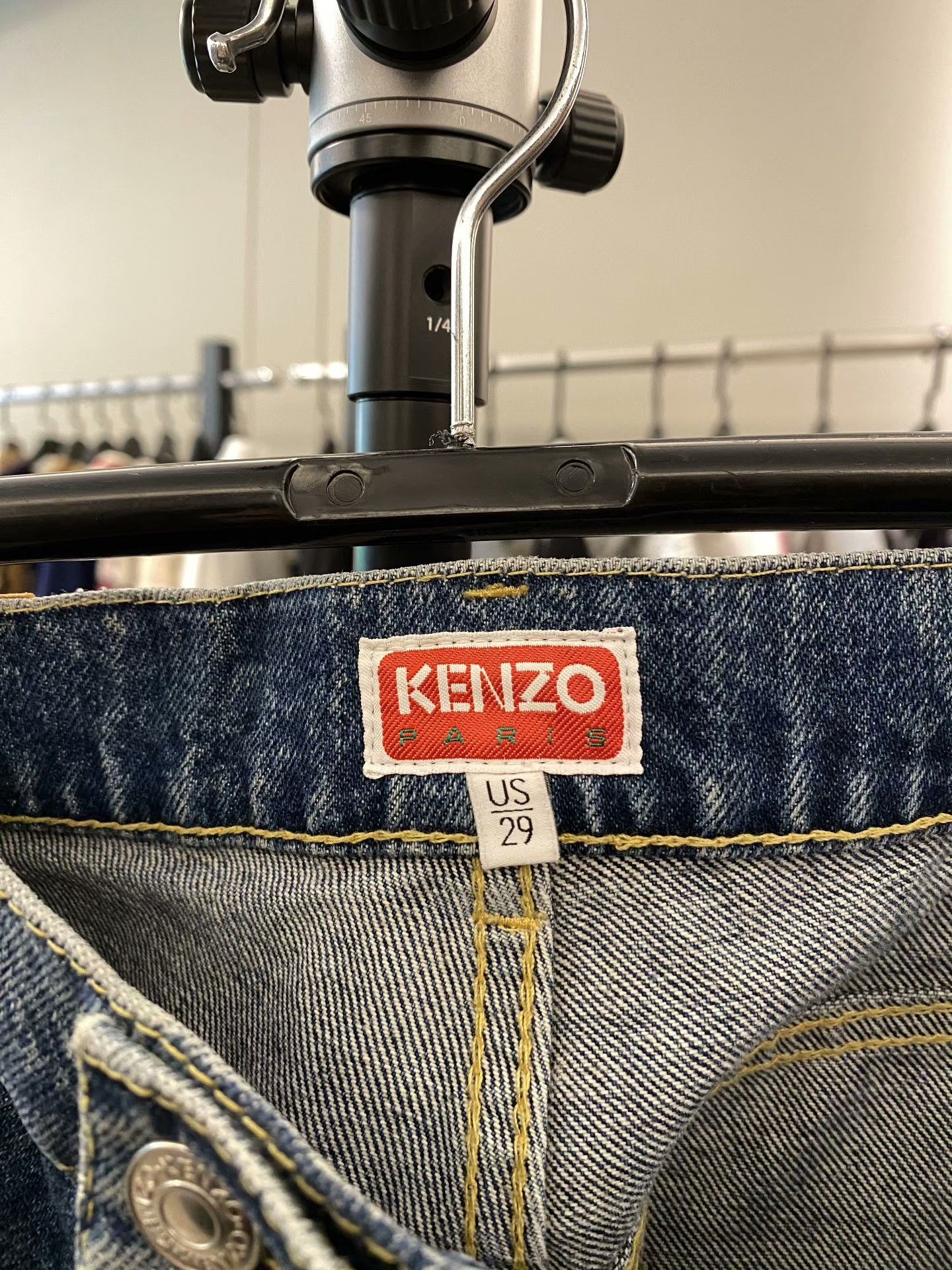 Kenzo Kenzo Denim Embroidered Denim Jeans 41 Men Size US 41 - 4 Thumbnail