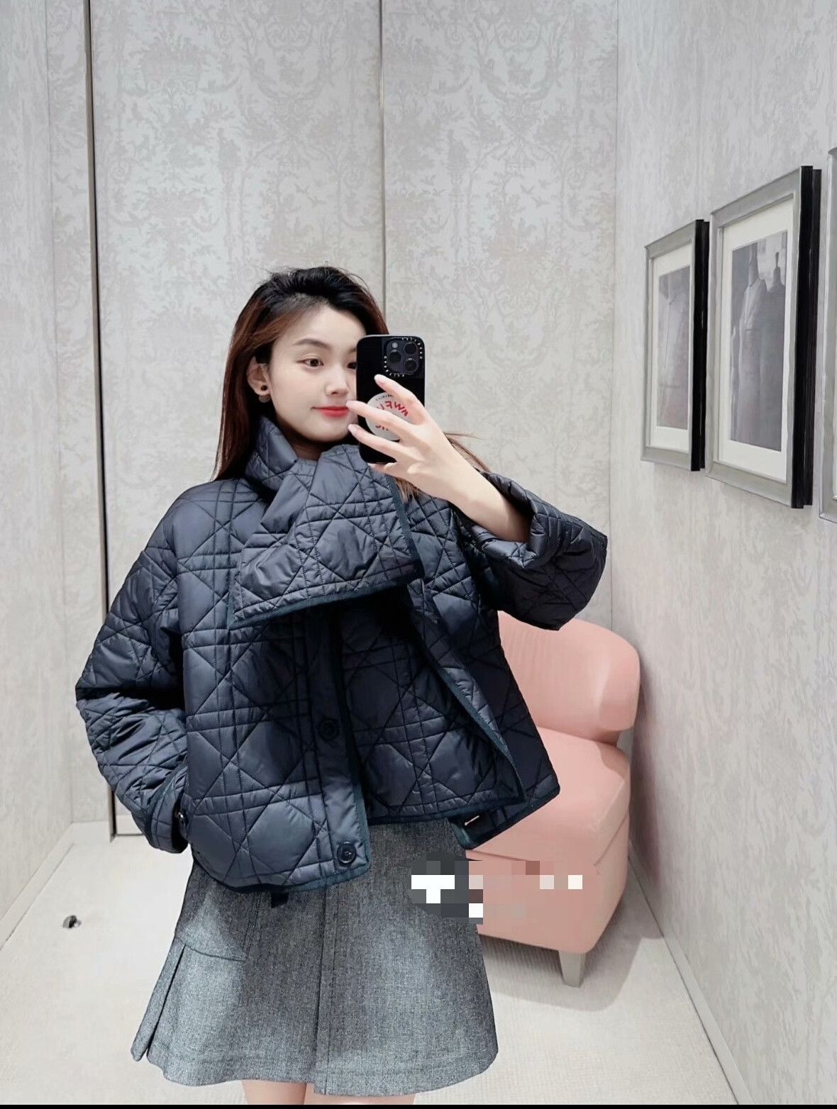 Dior Dior Embroidered Down Jacket S Women Size S / US 4 / IT 40 - 8 Thumbnail