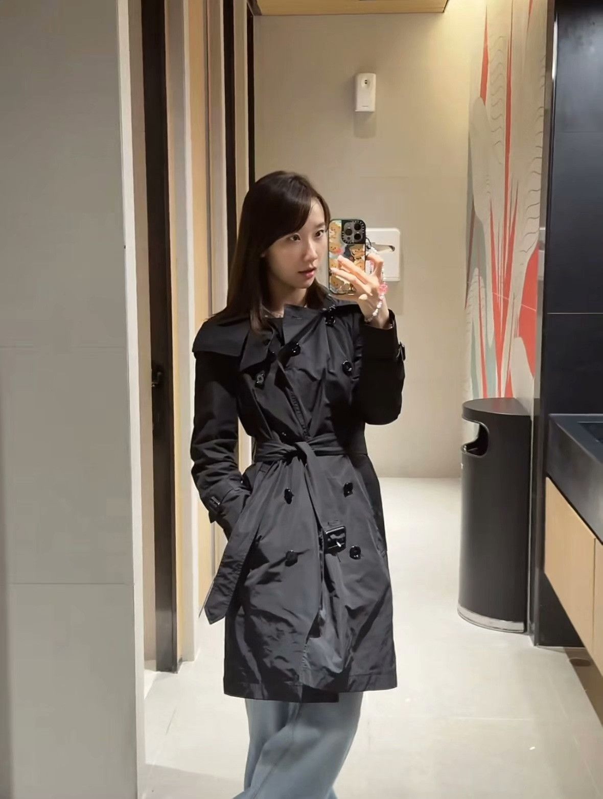 Burberry Burberry Nylon Black Coat S Women Size S / US 4 / IT 40 - 7 Thumbnail