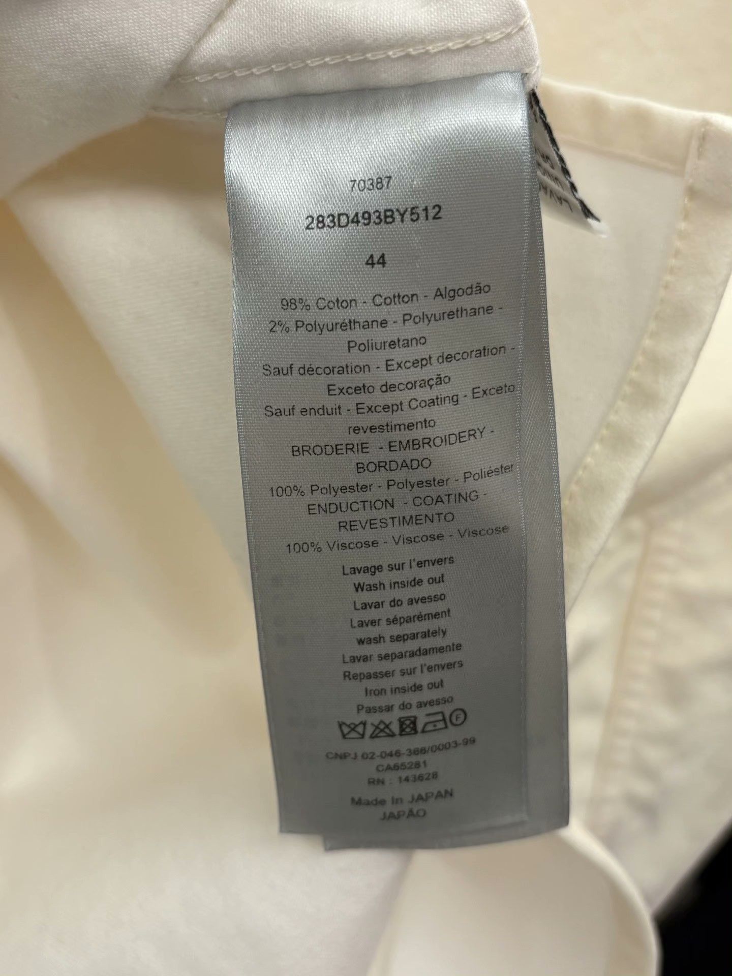 Dior Dior Suede Embroidered Shirt m Men Size US M / EU 48-50 / 2 - 6 Thumbnail
