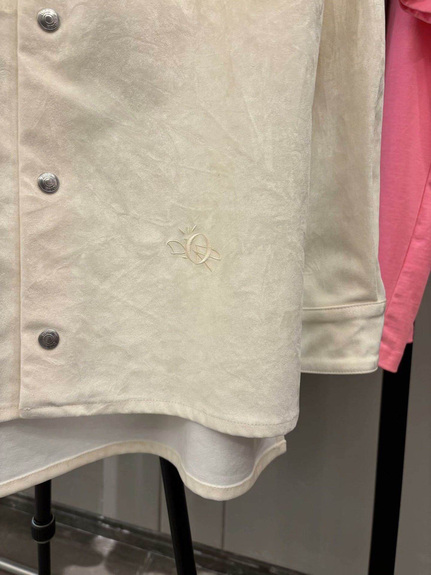 Dior Dior Suede Embroidered Shirt m Men Size US M / EU 48-50 / 2 - 3 Thumbnail