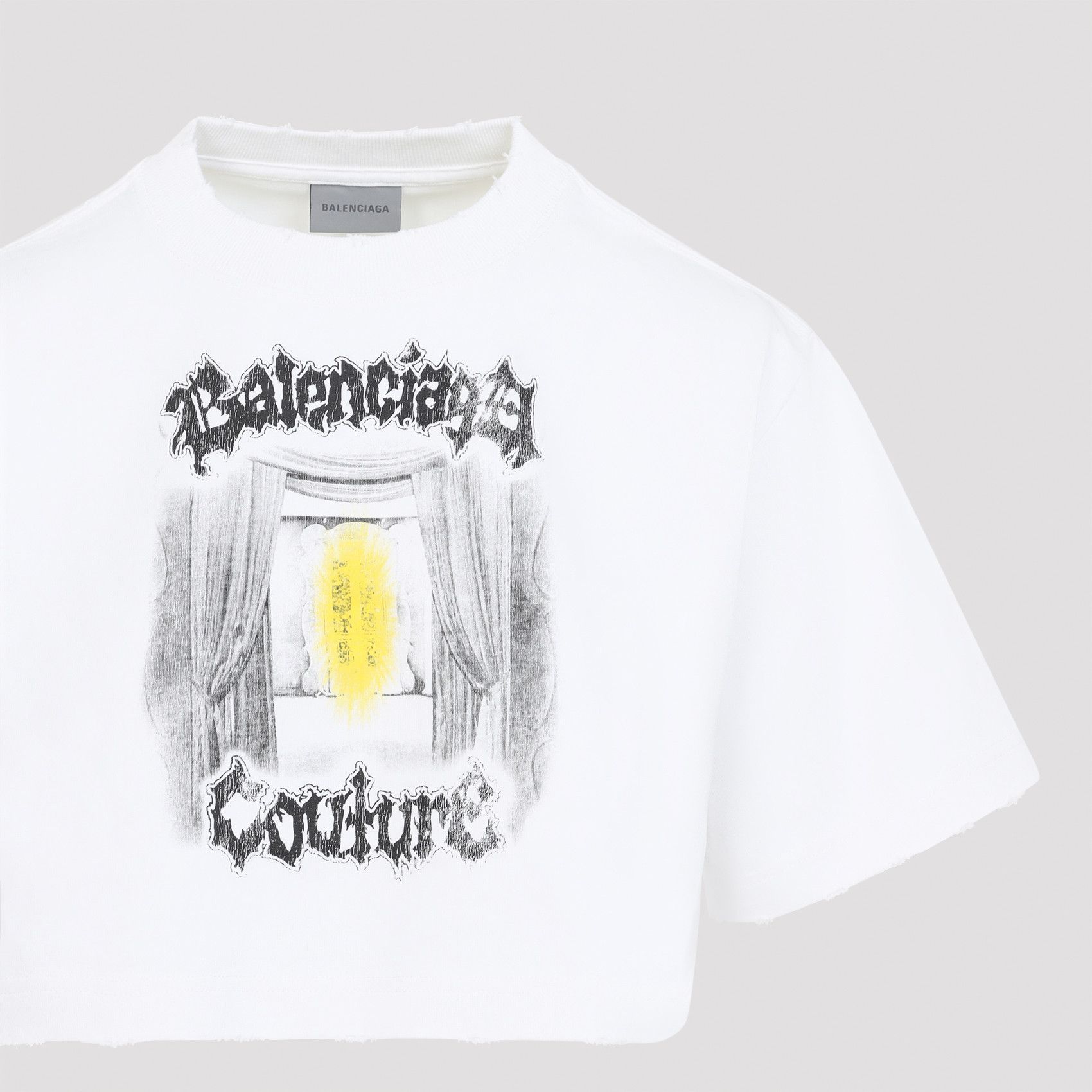 Balenciaga Balenciaga Cropped T-shirt Size M / US 6-8 / IT 42-44 - 3 Thumbnail