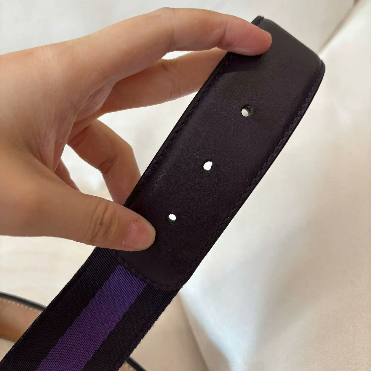 Gucci Gucci Purple Belt one size Men Size ONE SIZE - 5 Thumbnail