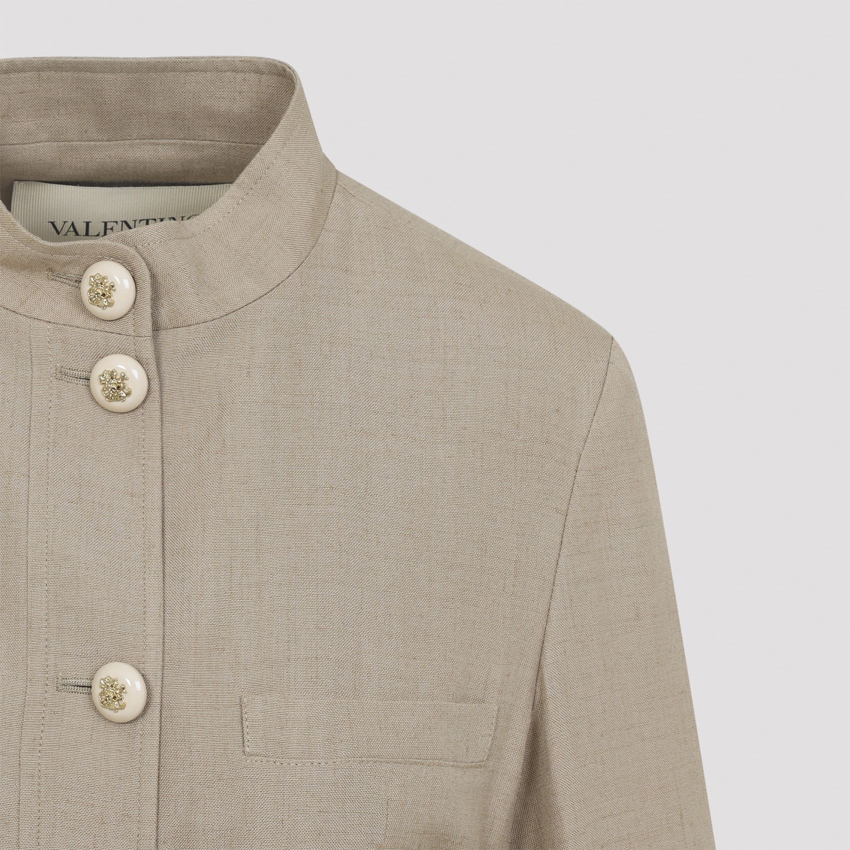 Valentino Valentino Caban Embroidered Logo VG Jacket Size M / US 6-8 / IT 42-44 - 4 Thumbnail