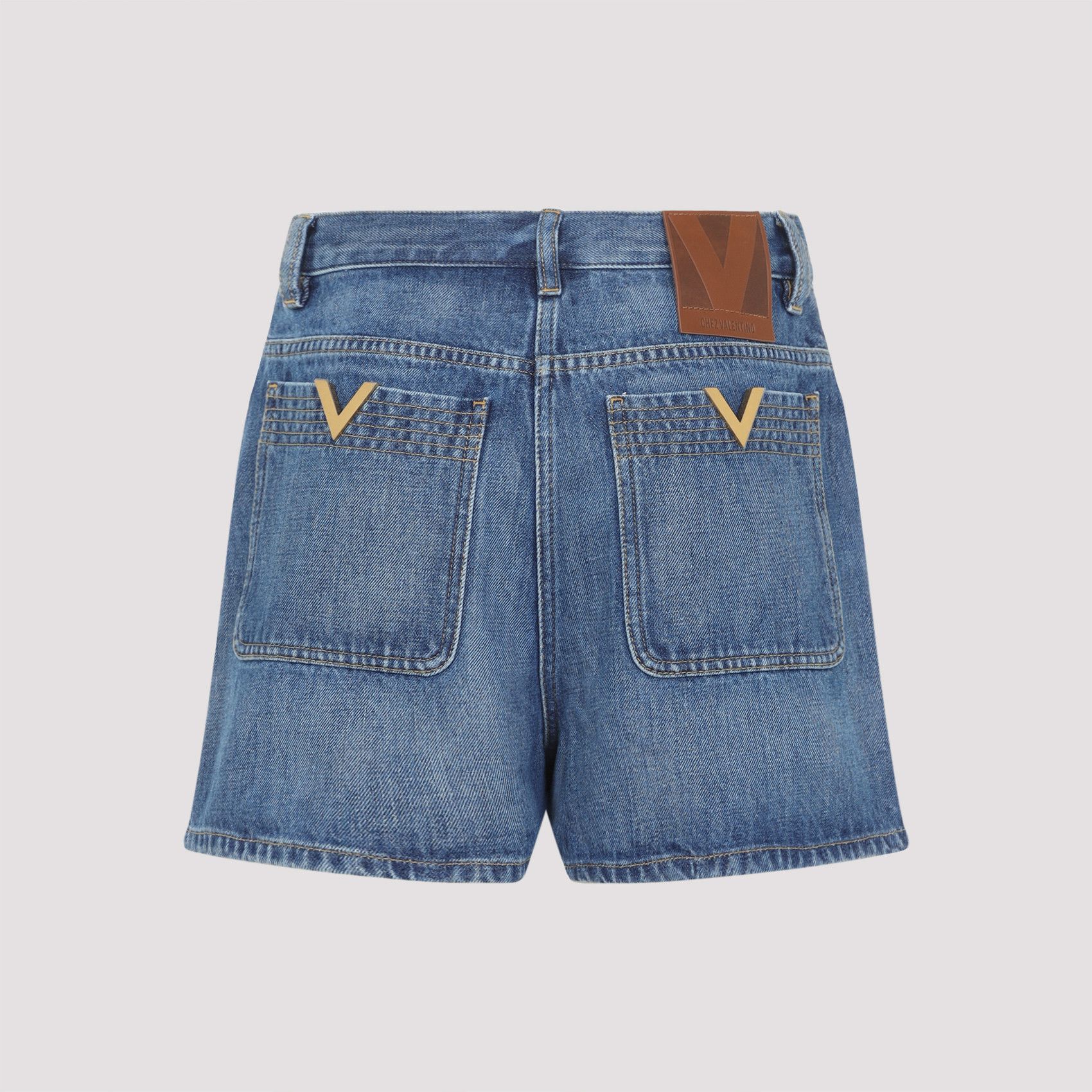Valentino Valentino Denim Shorts Size 26" / US 2 / IT 38 - 2 Thumbnail