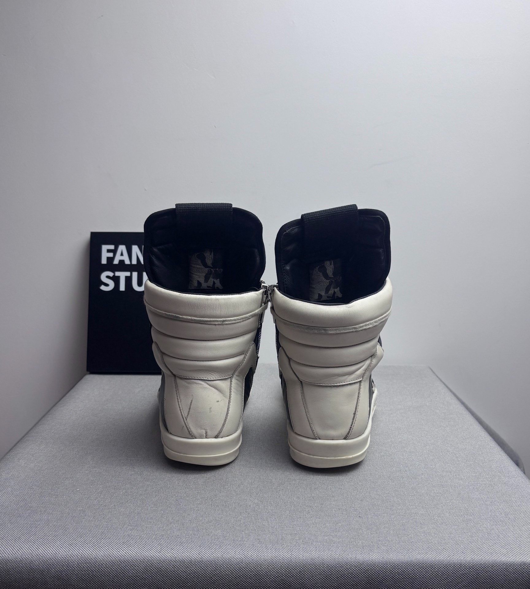 Rick Owens Rick Owens Leather Black Hitop Sneakers 9 Men Size US 9 / EU 42 - 7 Thumbnail