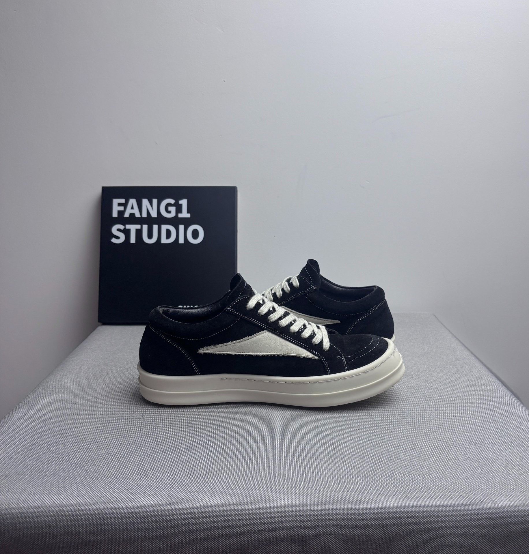Rick Owens Rick Owens Suede Black Lowtop Sneakers us_8-5 Women Size US 8.5 / IT 38.5 - 5 Thumbnail