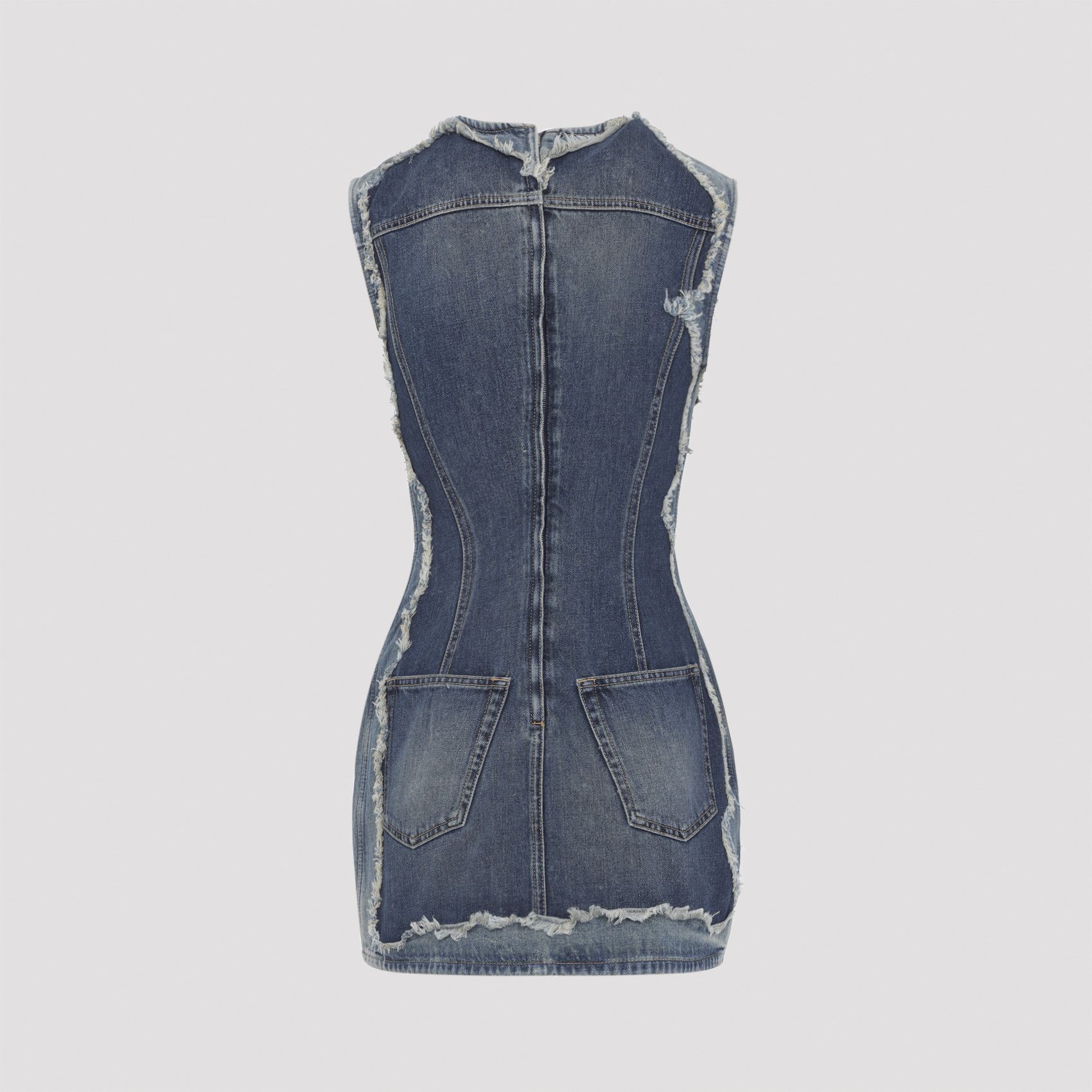 Acne Studios Acne Studios Cotton Mini Dress Size S / US 4 / IT 40 - 2 Thumbnail