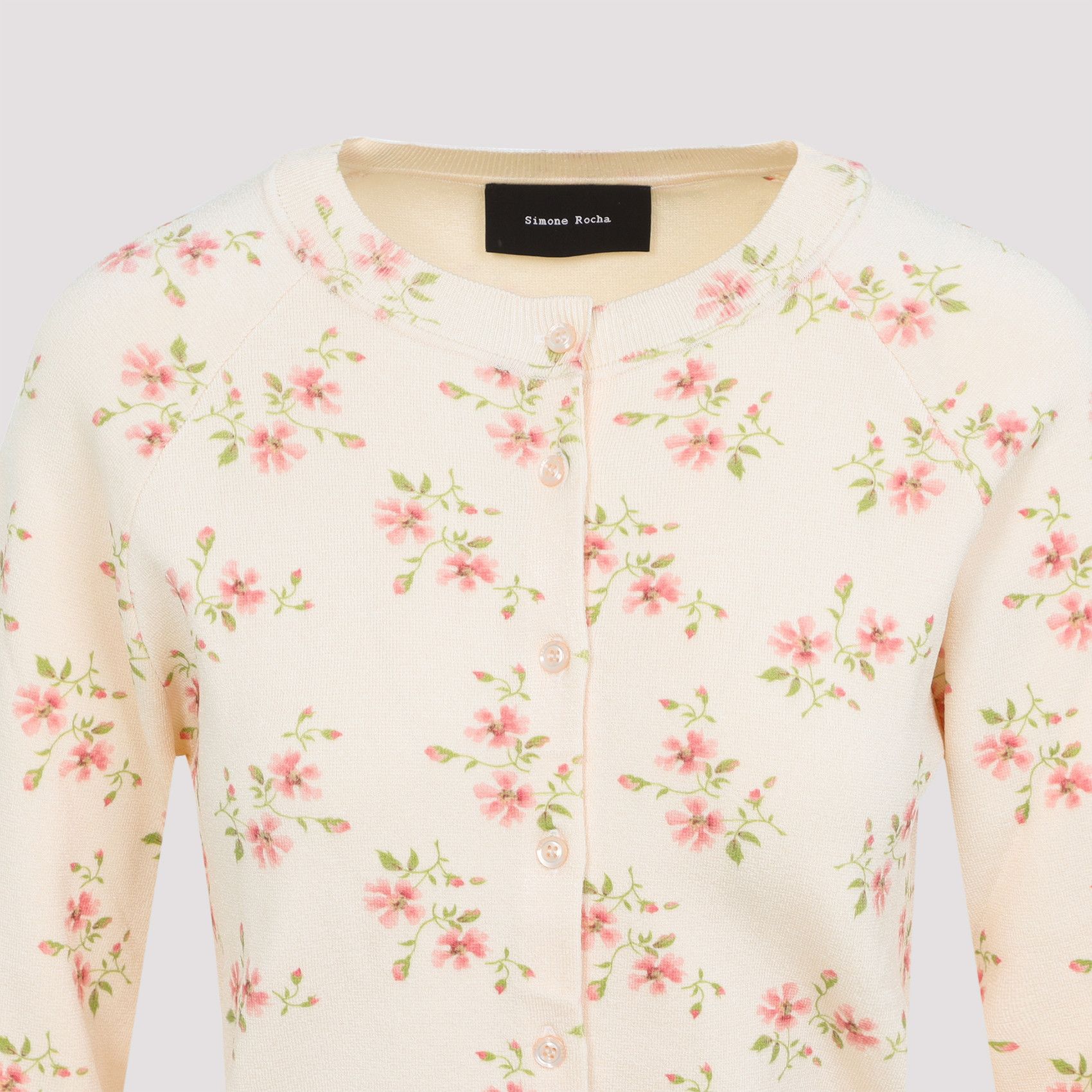 Simone Rocha Simone Rocha Shrunken Tiny Flower Cardigan Size S / US 4 / IT 40 - 3 Thumbnail