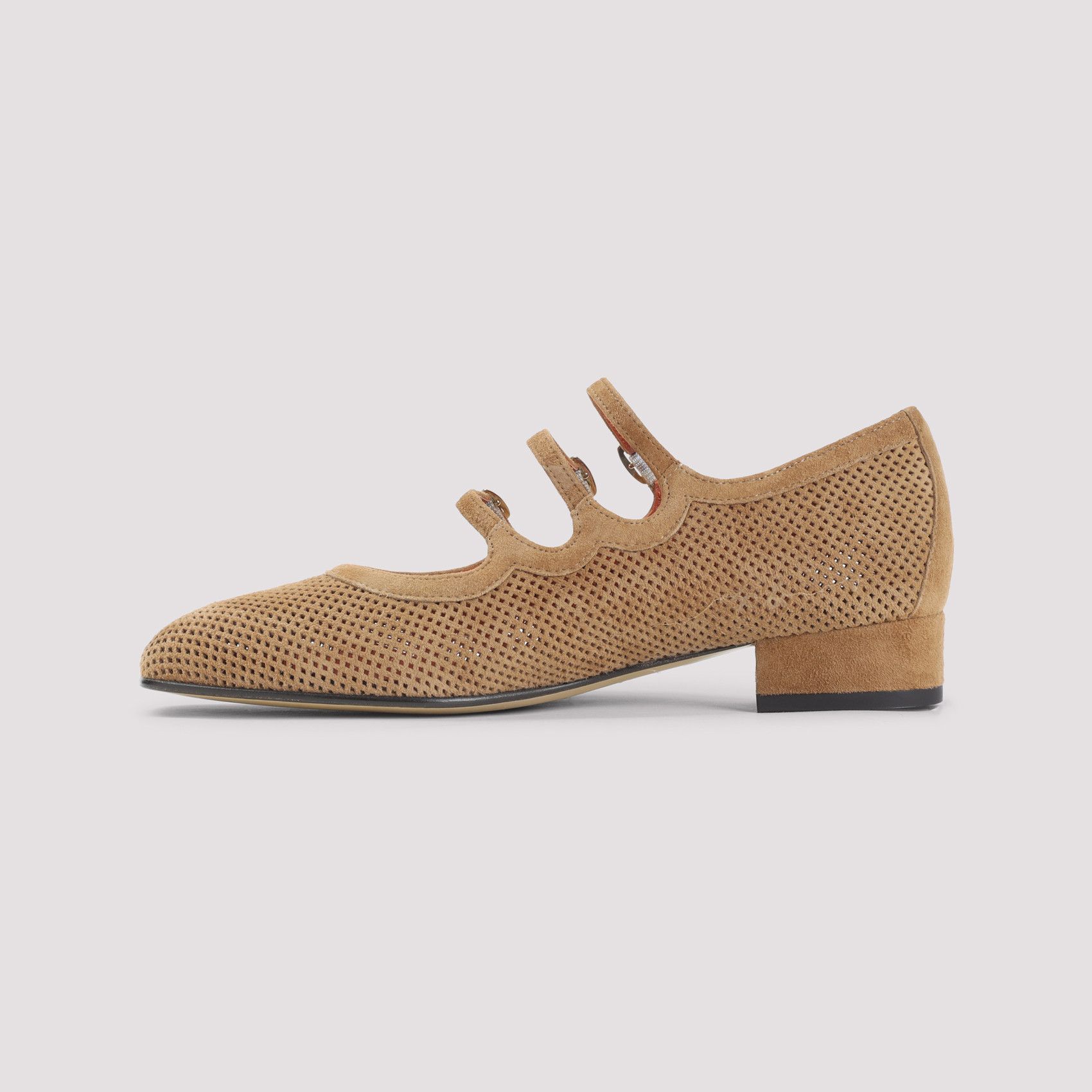 Carel Paris Carel Paris Ariana Split Suede Maryjane Pumps Size US 7 / IT 37 - 2 Thumbnail