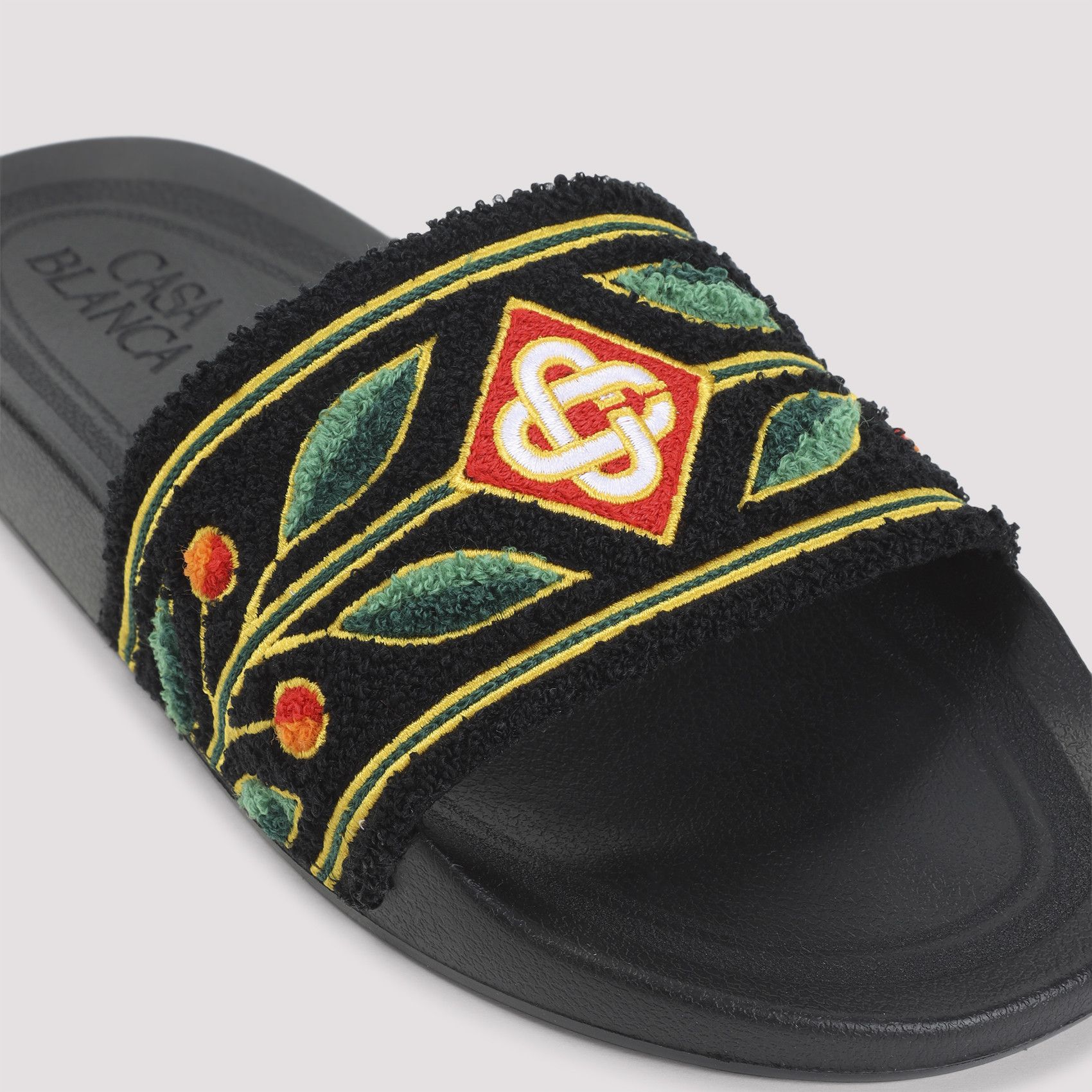 Casablanca Casablanca Embroidered Terry Slider Sandals Size US 12 / EU 45 - 4 Thumbnail
