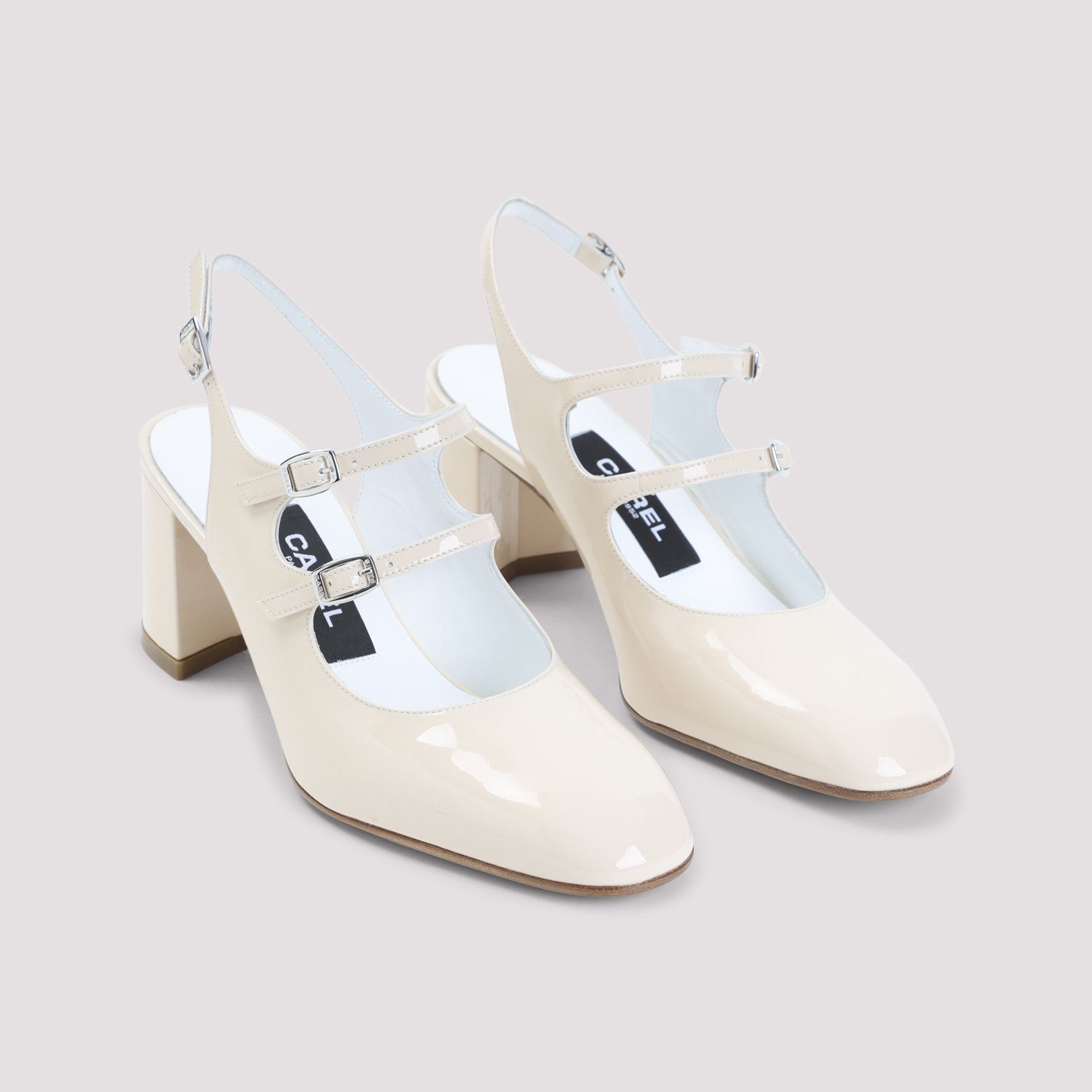 Carel Paris Carel Paris Banana Patent Leather Sling Back Pumps Size US 6 / IT 36 - 3 Thumbnail