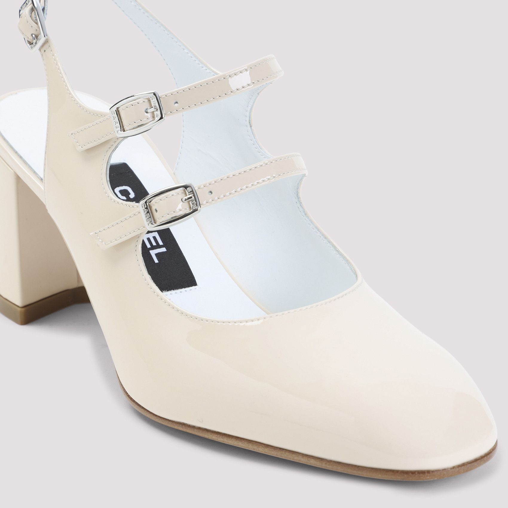 Carel Paris Carel Paris Banana Patent Leather Sling Back Pumps Size US 7.5 / IT 37.5 - 4 Thumbnail
