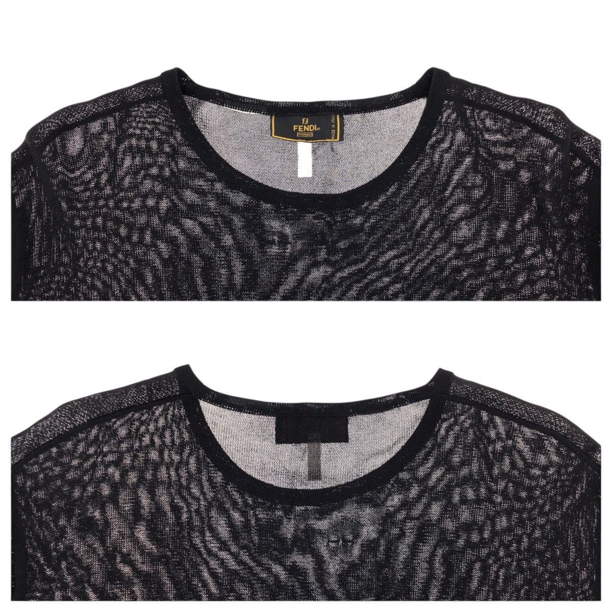 Fendi Fendi Fendi Polyester Long Sleeve T Shirt Textile T-Shirts DUTY FREE for USA Size ONE SIZE - 3 Thumbnail