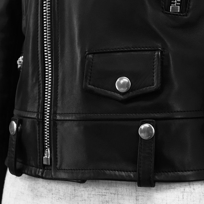 Yves Saint Laurent Yves Saint Laurent Saint Laurent Paris Lambskin Riders Jacket Leather Outerwear DUTY FREE for USA Size ONE SIZE - 12 Thumbnail