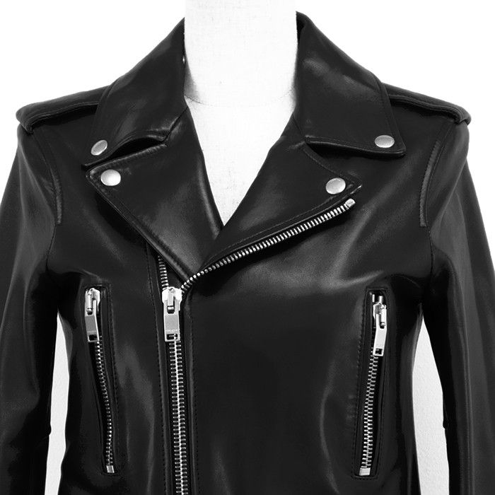 Yves Saint Laurent Yves Saint Laurent Saint Laurent Paris Lambskin Riders Jacket Leather Outerwear DUTY FREE for USA Size ONE SIZE - 2 Thumbnail