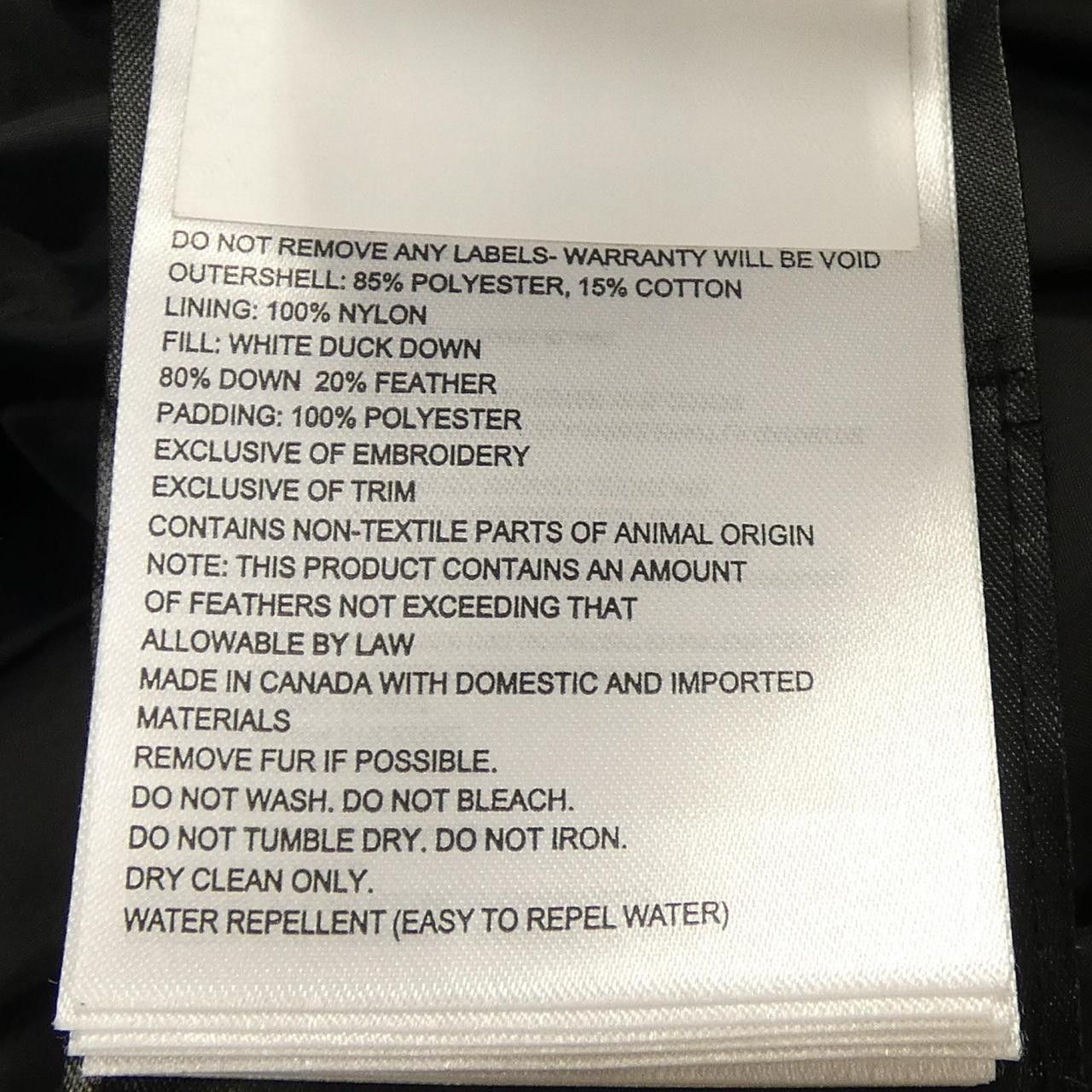 Canada Goose Canada Goose Canada Goose ROSSCLAIR Down Coat Textile Outerwear 2580LA DUTY FREE for USA Size ONE SIZE - 3 Thumbnail