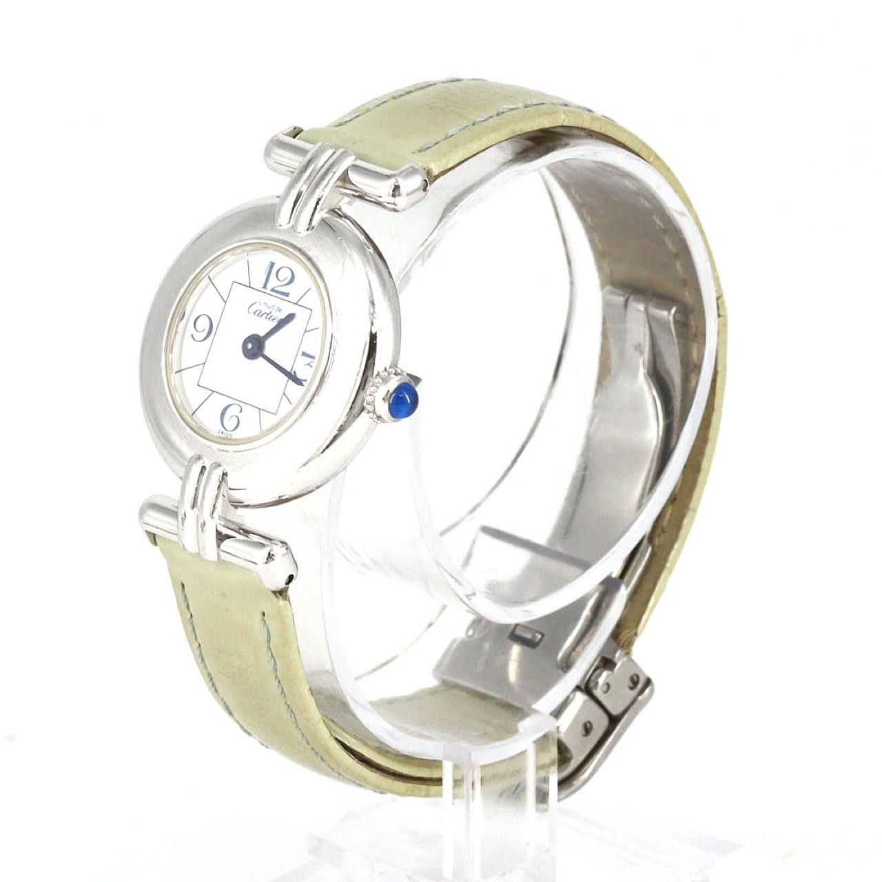 Cartier Cartier Cartier Must Colisee Silver Ladies Watch Precious Metal Quartz W1011455 DUTY FREE for USA Size ONE SIZE - 2 Thumbnail