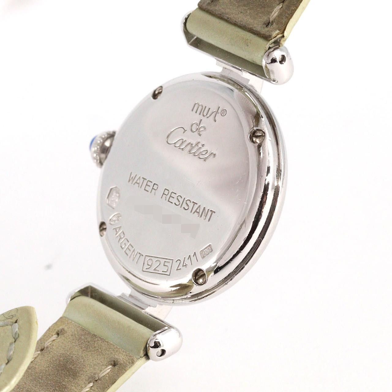 Cartier Cartier Cartier Must Colisee Silver Ladies Watch Precious Metal Quartz W1011455 DUTY FREE for USA Size ONE SIZE - 6 Thumbnail