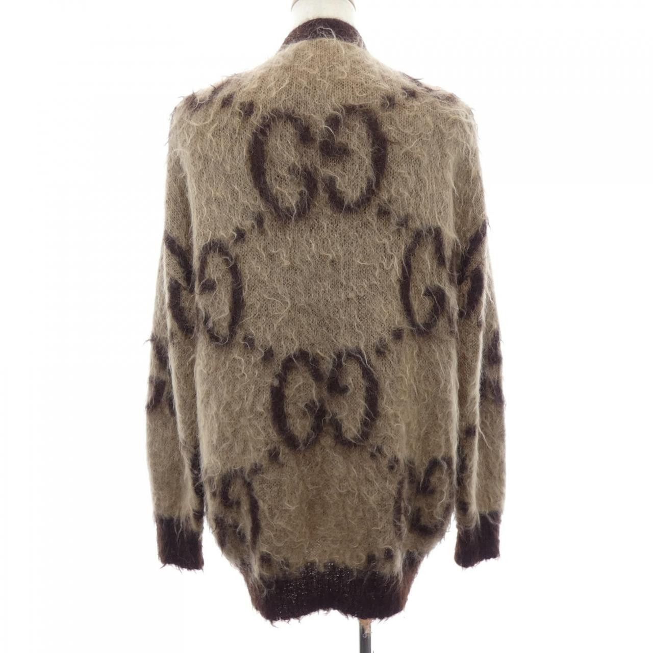 Gucci Gucci Gucci Wool Cardigan Textile Tops 635160XKBK2 DUTY FREE for USA Size ONE SIZE - 2 Thumbnail