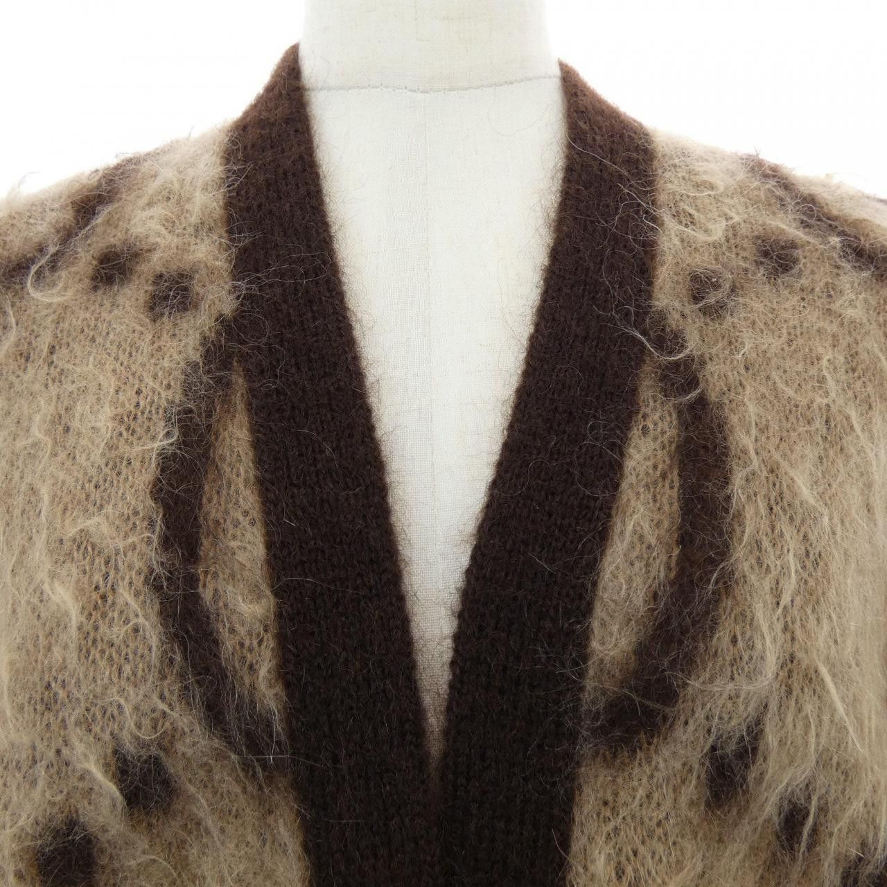 Gucci Gucci Gucci Wool Cardigan Textile Tops 635160XKBK2 DUTY FREE for USA Size ONE SIZE - 5 Thumbnail