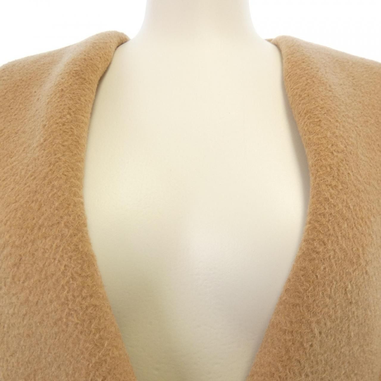Max Mara Max Mara Max Mara Camel Coat Textile Outerwear 101606 DUTY FREE for USA Size ONE SIZE - 5 Thumbnail