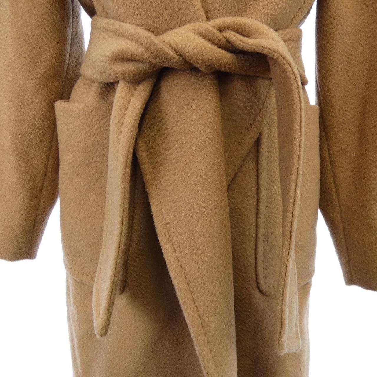 Max Mara Max Mara Max Mara Camel Coat Textile Outerwear 101606 DUTY FREE for USA Size ONE SIZE - 7 Thumbnail