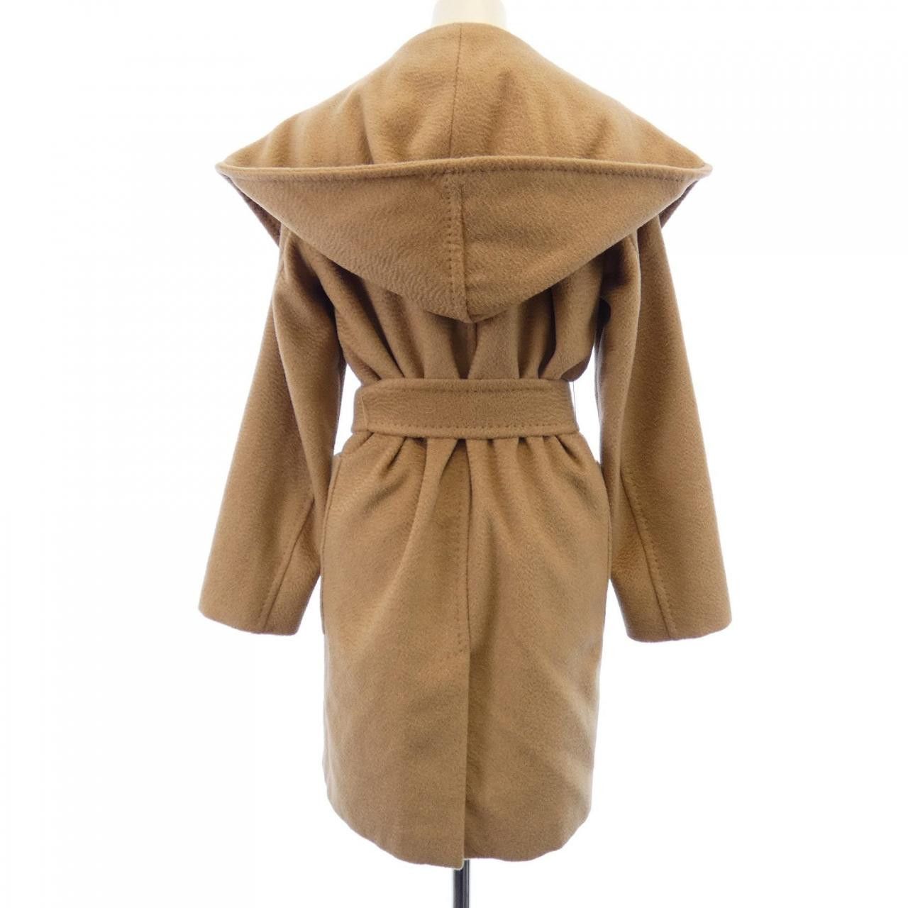 Max Mara Max Mara Max Mara Camel Coat Textile Outerwear 101606 DUTY FREE for USA Size ONE SIZE - 2 Thumbnail