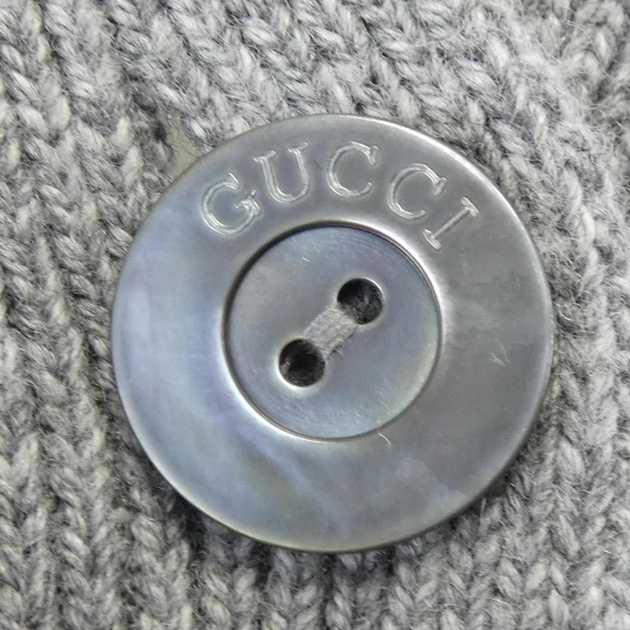 Gucci Gucci Gucci Web Stripe Cashmere Blend Cardigan Textile Tops 813834XKEJC DUTY FREE for USA Size ONE SIZE - 7 Thumbnail