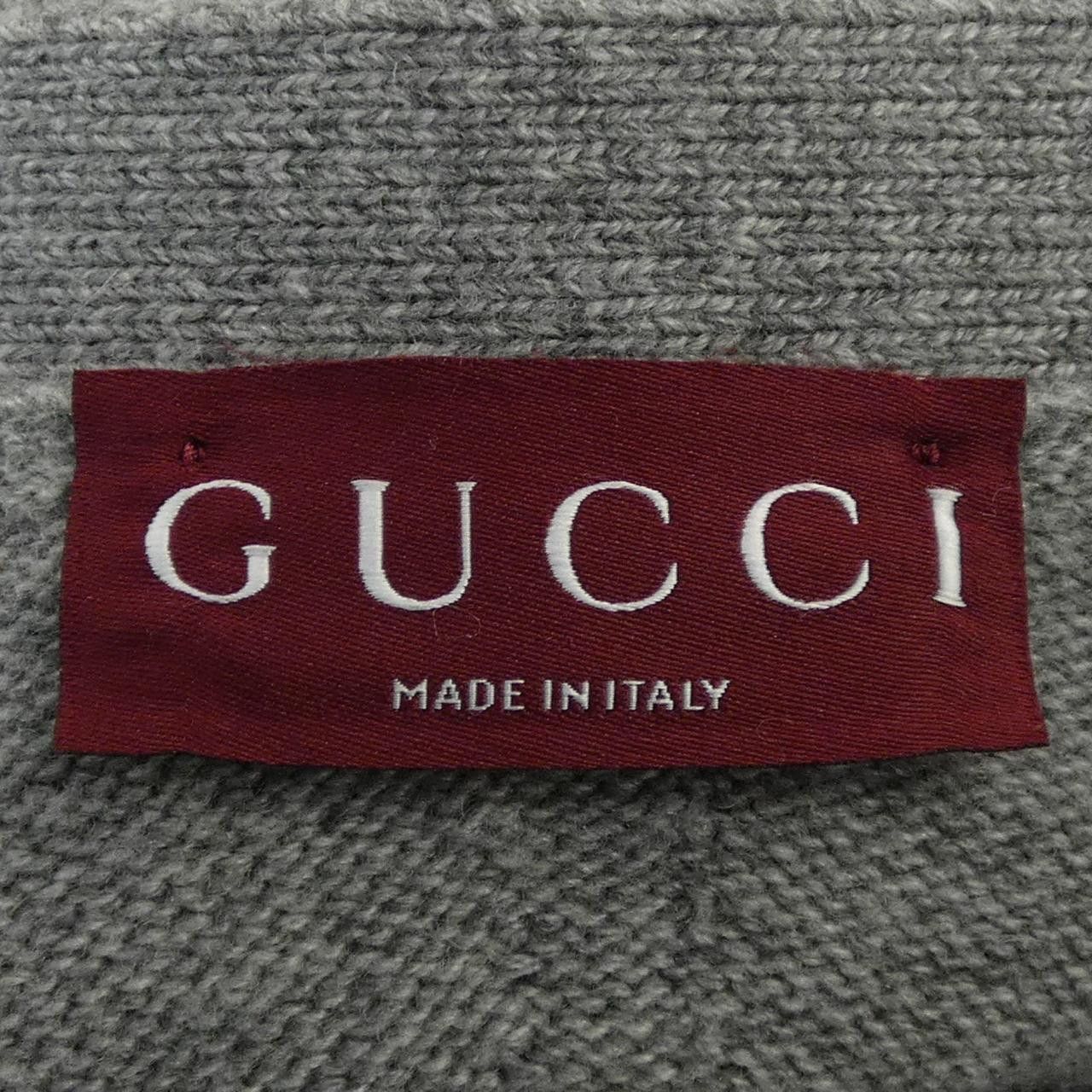 Gucci Gucci Gucci Web Stripe Cashmere Blend Cardigan Textile Tops 813834XKEJC DUTY FREE for USA Size ONE SIZE - 4 Thumbnail