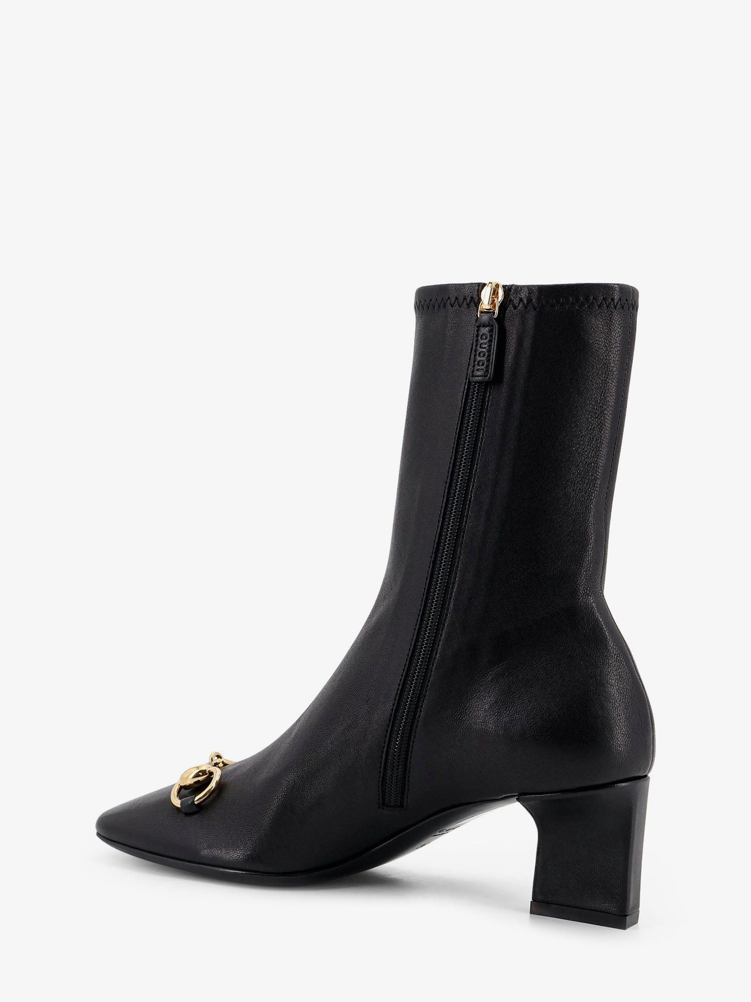 Gucci Gucci Women's Signora leather boots with Horsebit on the front IT 36 Women - USA Tariffs Included Size US 6 / IT 36 - 3 Thumbnail