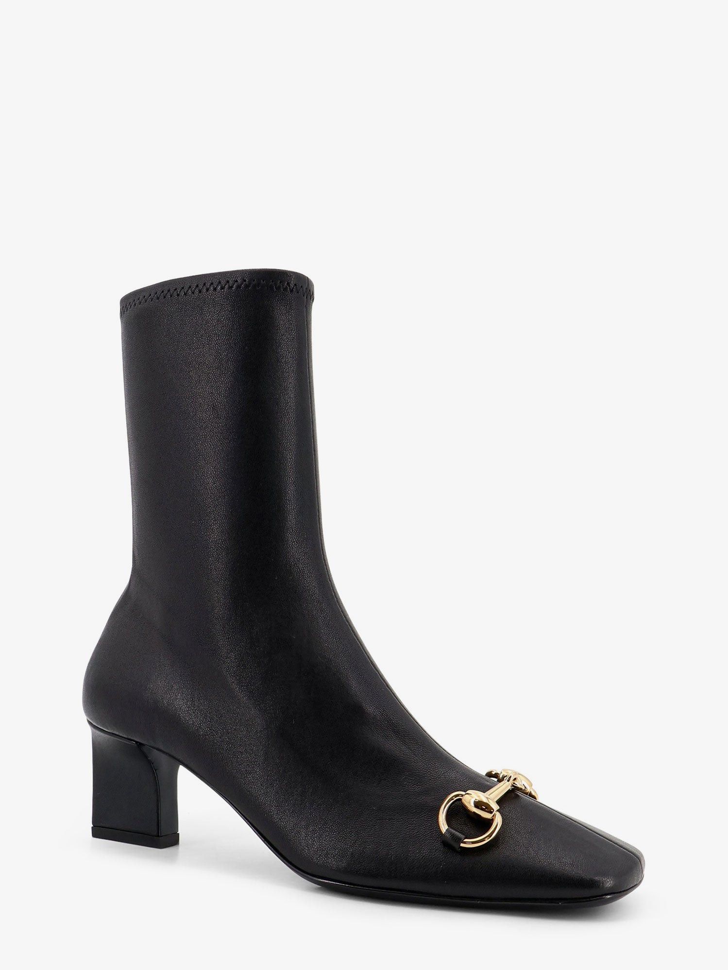 Gucci Gucci Women's Signora leather boots with Horsebit on the front IT 36 Women - USA Tariffs Included Size US 6 / IT 36 - 2 Thumbnail