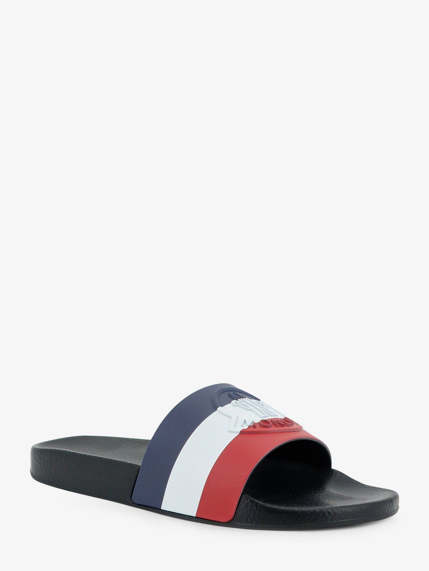 Moncler Moncler Basile rubber sandals with front logo patch IT 42 Men - USA Tariffs Included Size US 9 / EU 42 - 2 Thumbnail