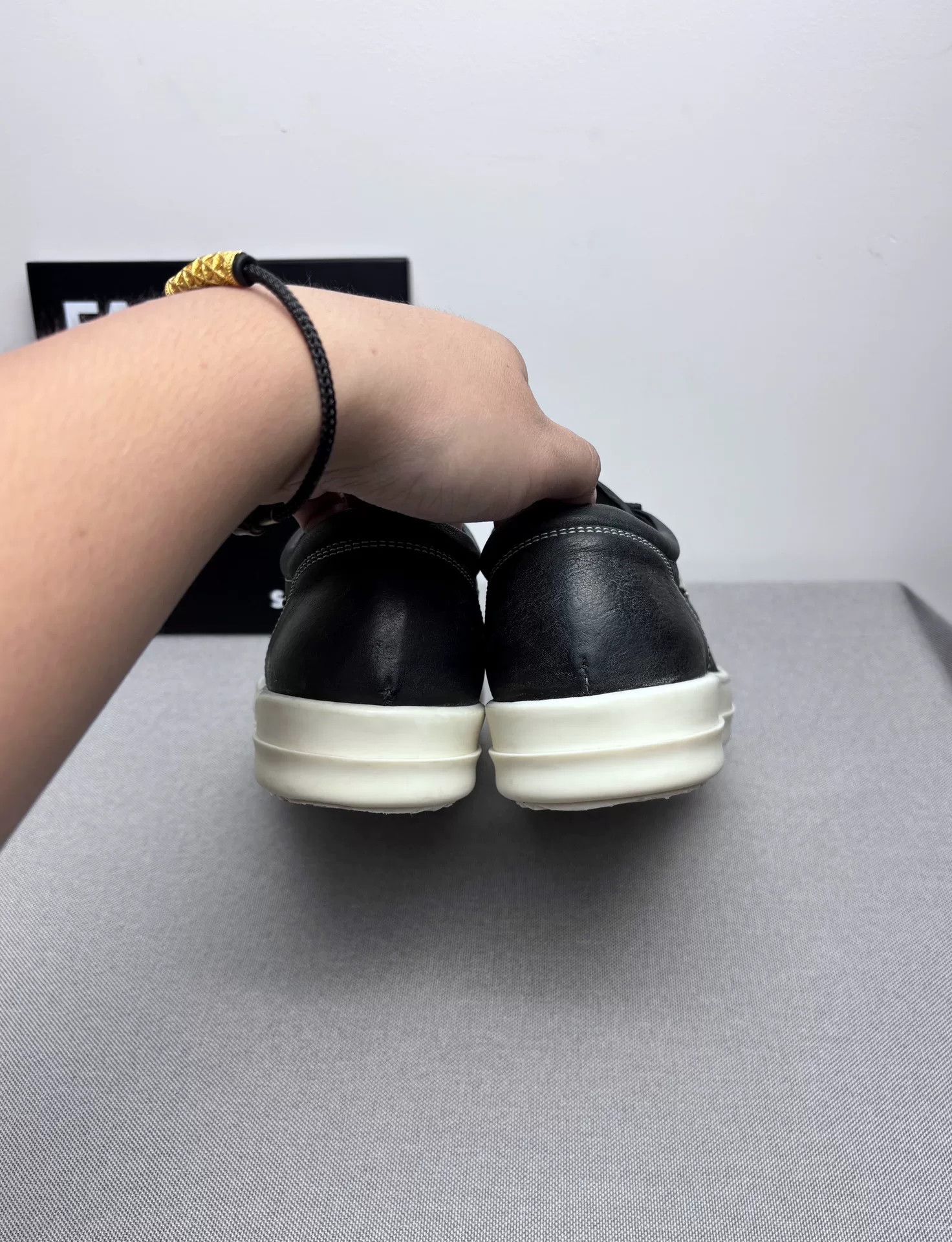 Rick Owens Rick Owens Leather Black Lowtop Sneakers 6.5 Men Size US 6.5 / EU 39-40 - 7 Thumbnail