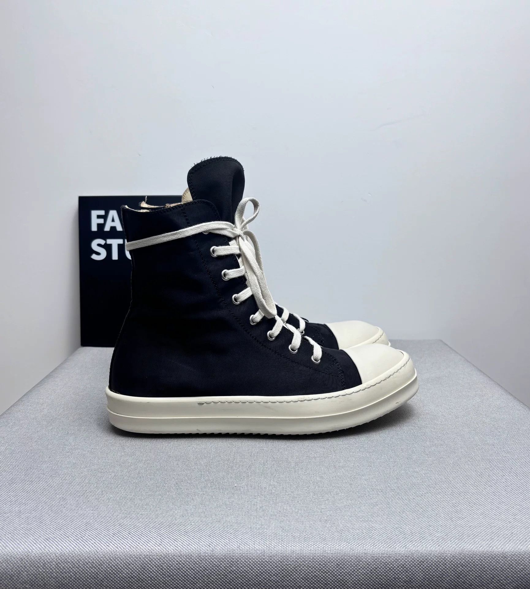 Rick Owens Rick Owens Hitop Sneakers 8.5 Men Size US 8.5 / EU 41-42 - 3 Thumbnail