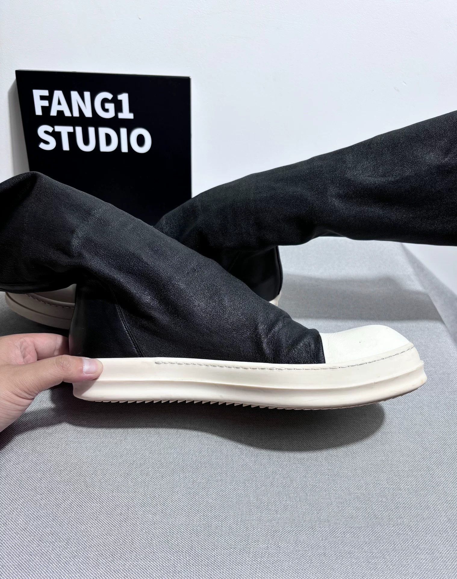 Rick Owens Rick Owens Leather Boots 9 Men Size US 9 / EU 42 - 5 Thumbnail