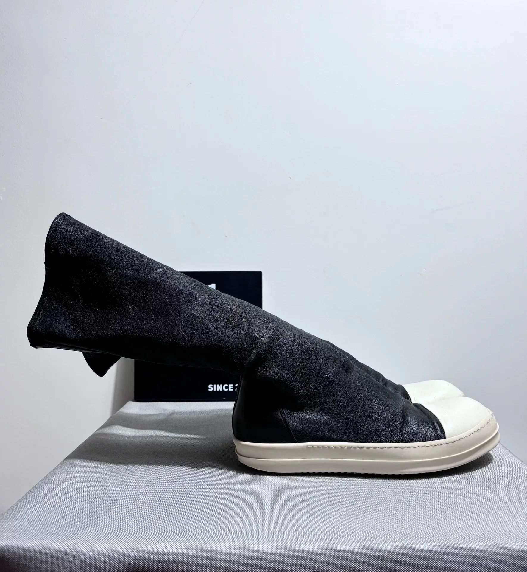 Rick Owens Rick Owens Leather Boots 9 Men Size US 9 / EU 42 - 3 Thumbnail