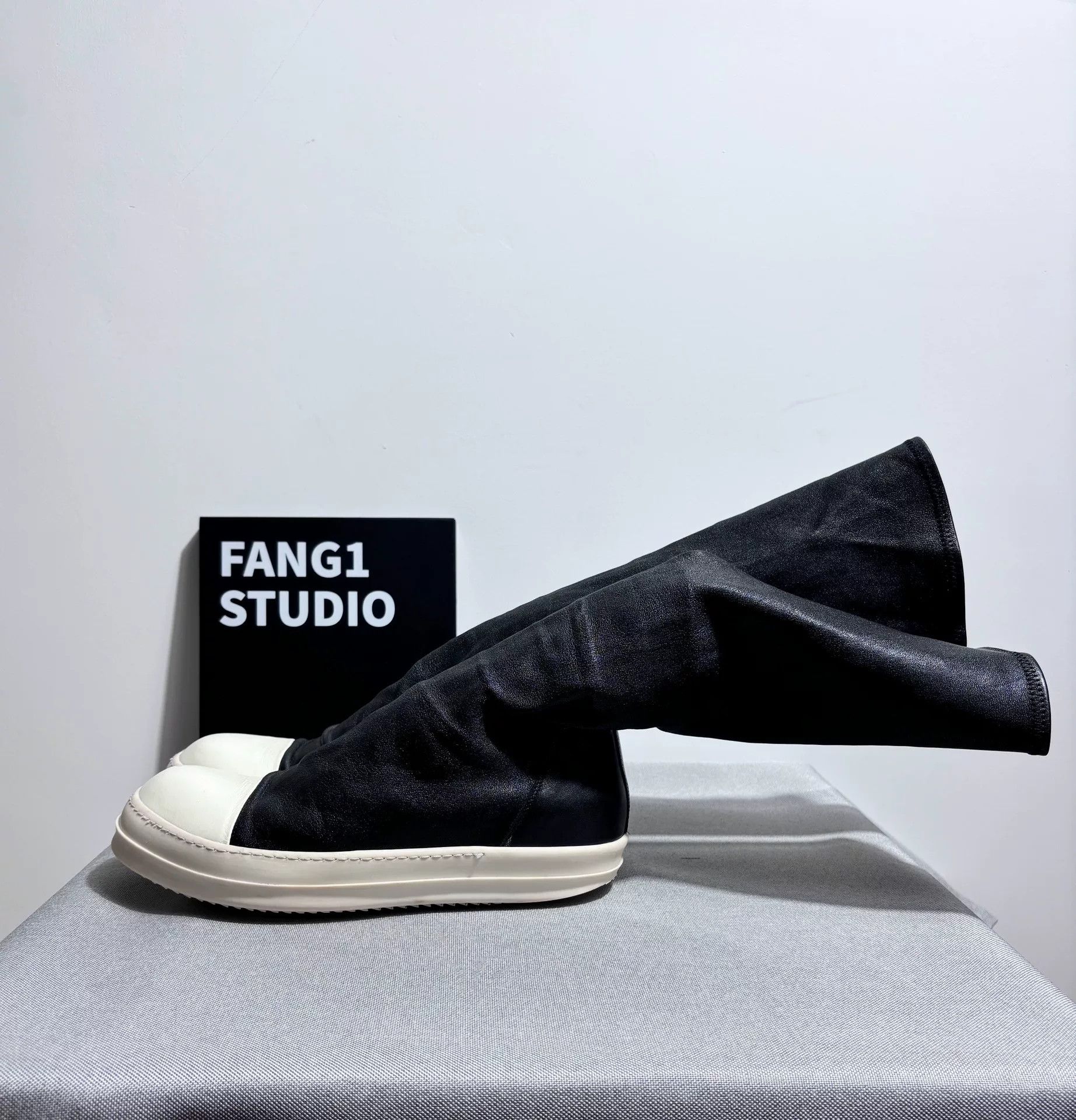 Rick Owens Rick Owens Leather Boots 9 Men Size US 9 / EU 42 - 4 Thumbnail